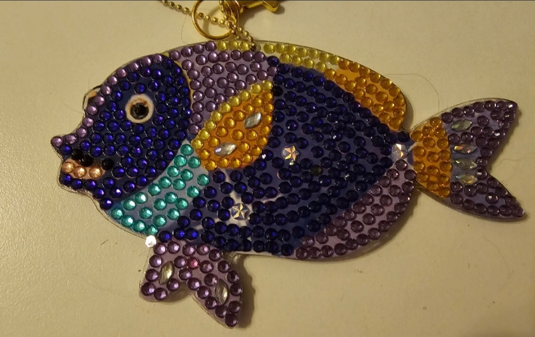 Beach bag bling - Tropical fish (large)