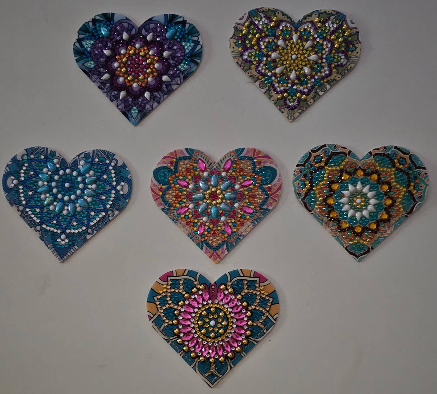 Boho heart bookmark