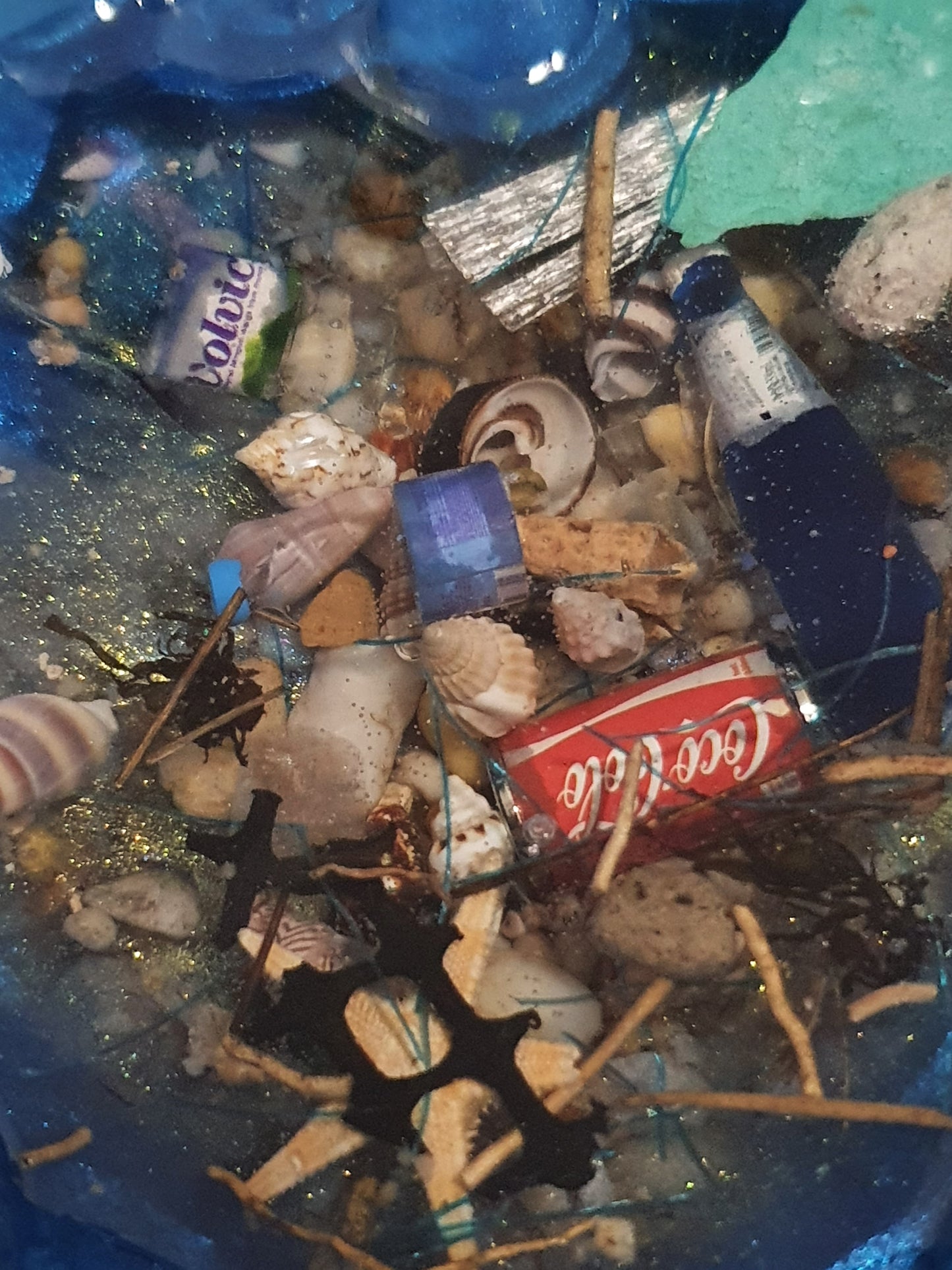 Table art/ bowl - Rubbish free oceans