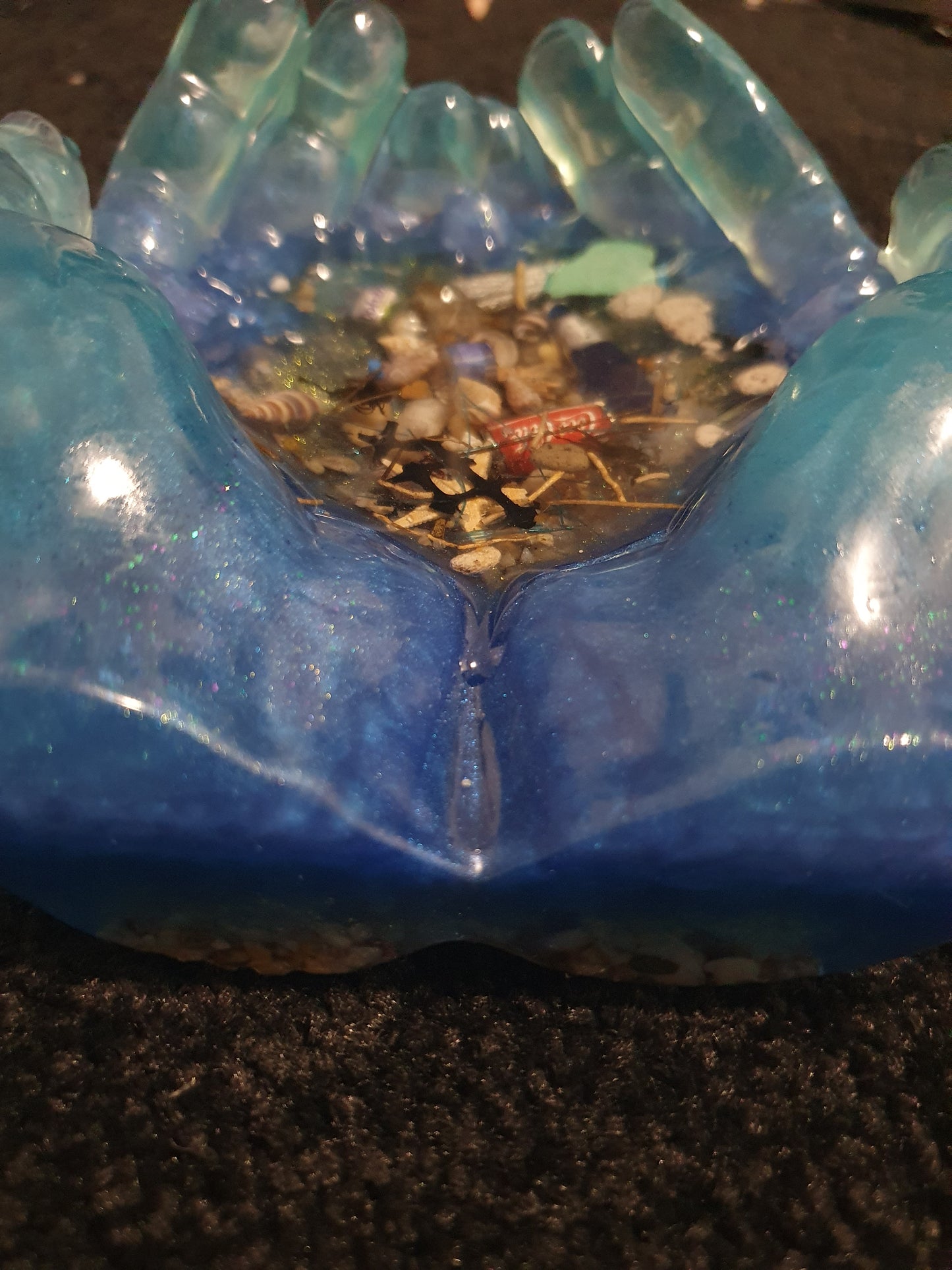 Table art/ bowl - Rubbish free oceans