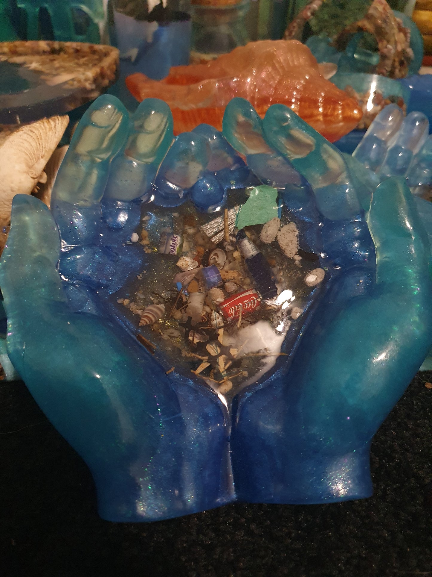Table art/ bowl - Rubbish free oceans