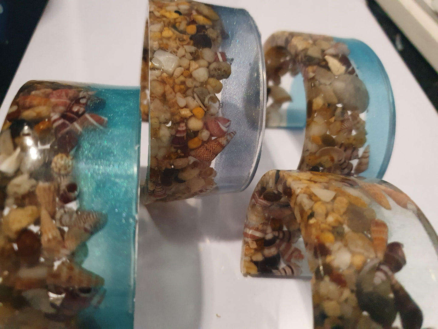 Seascape bangle - original art for your wrist