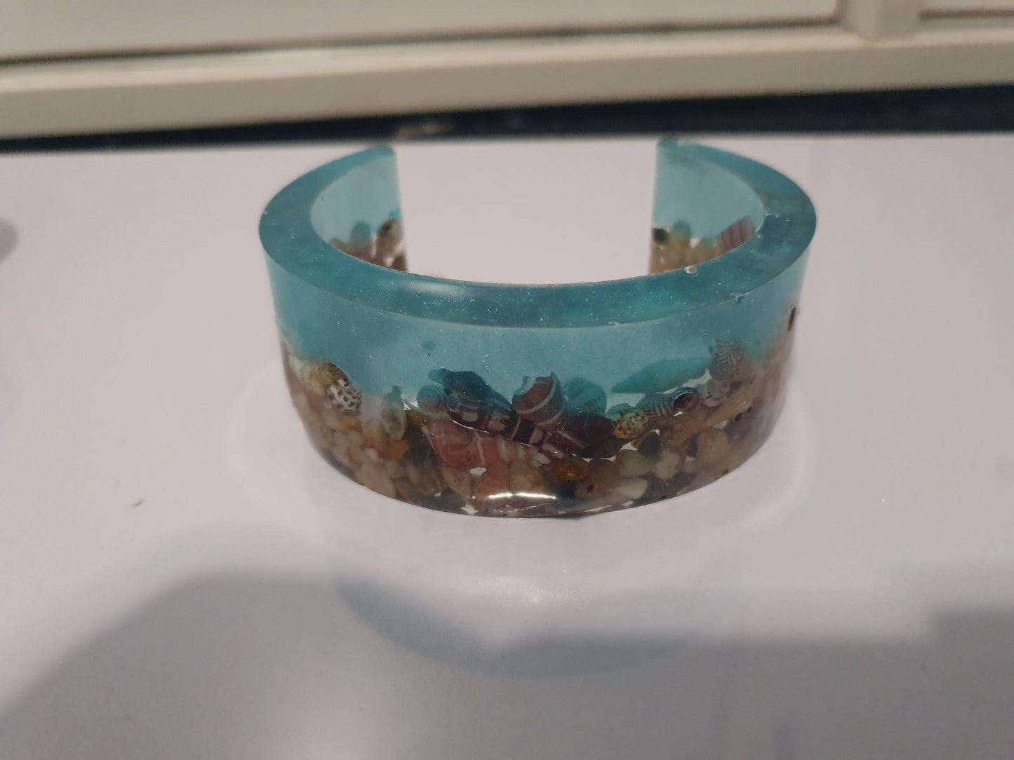 Seascape bangle - original art for your wrist