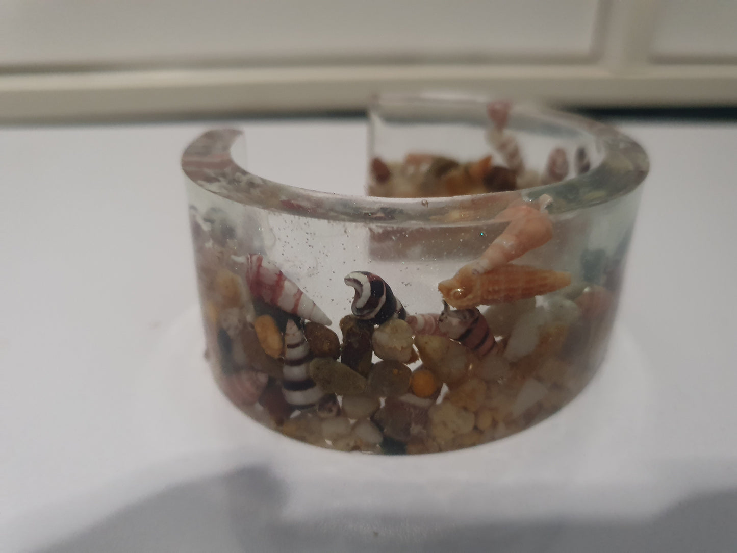 Seascape bangle - original art for your wrist