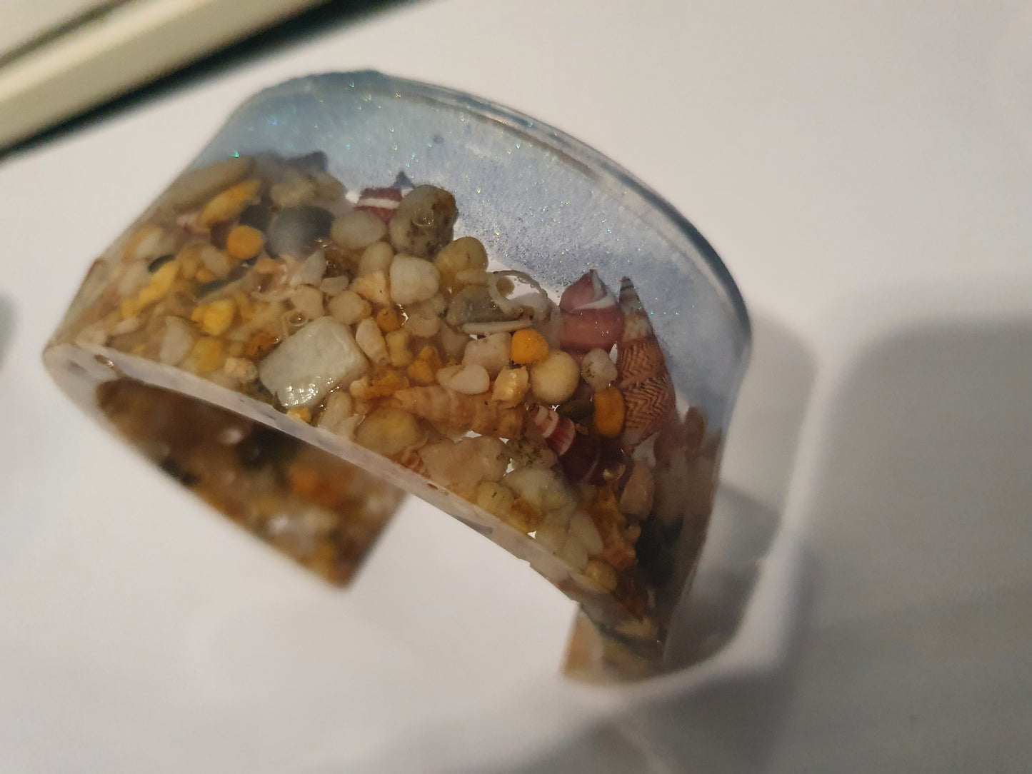 Seascape bangle - original art for your wrist