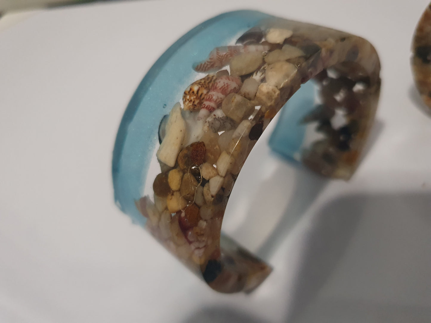 Seascape bangle - original art for your wrist