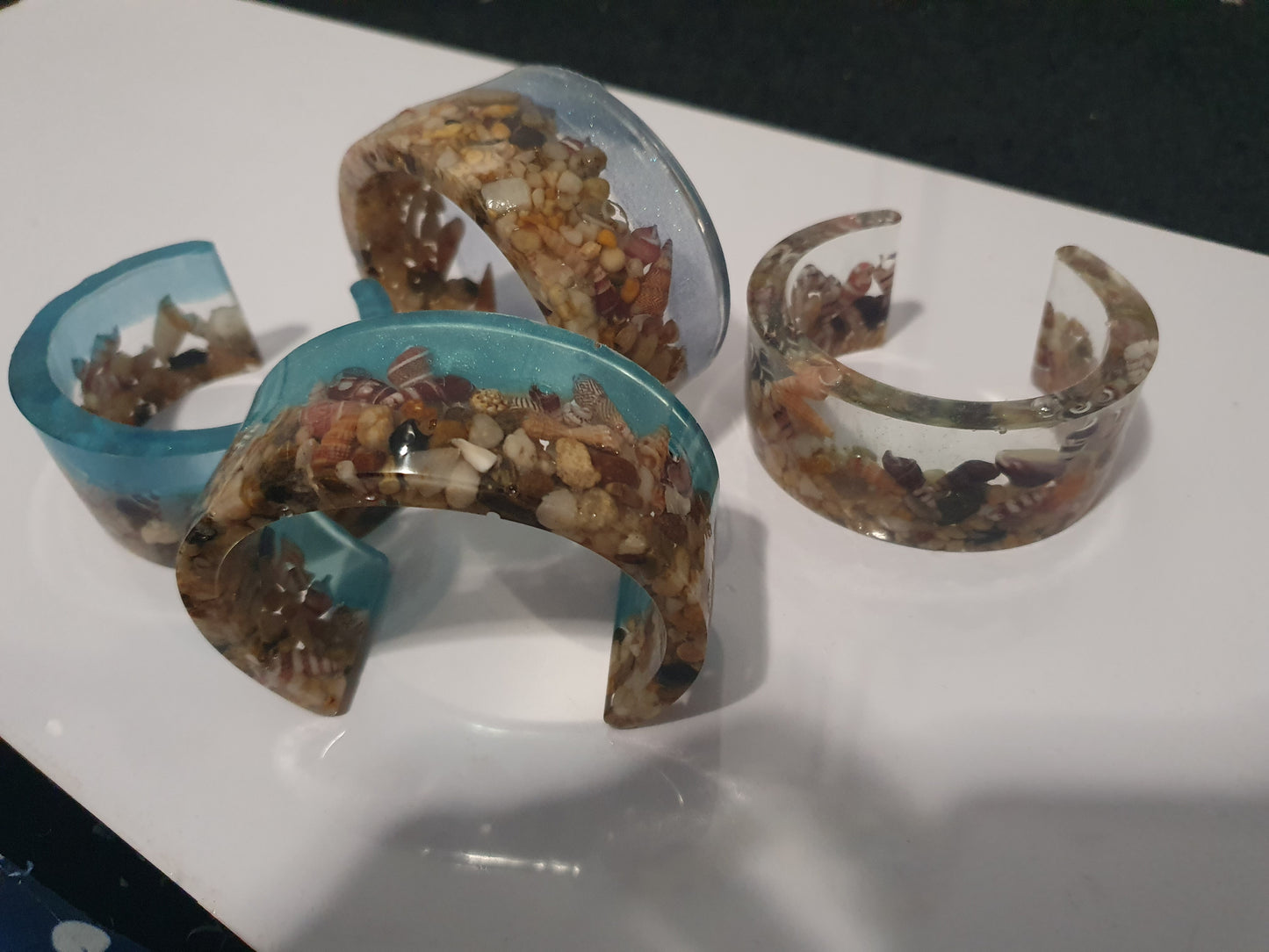 Seascape bangle - original art for your wrist
