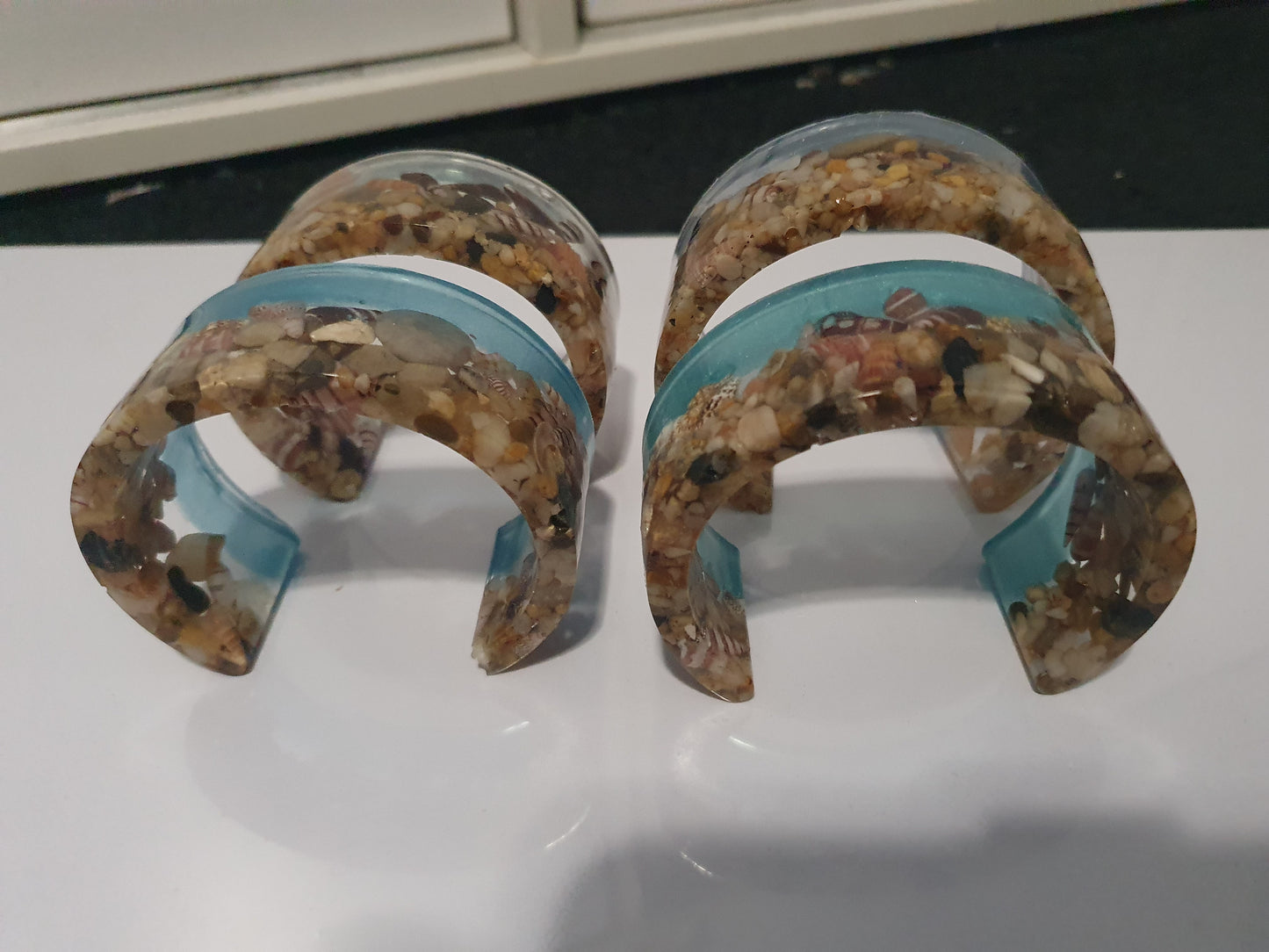 Seascape bangle - original art for your wrist