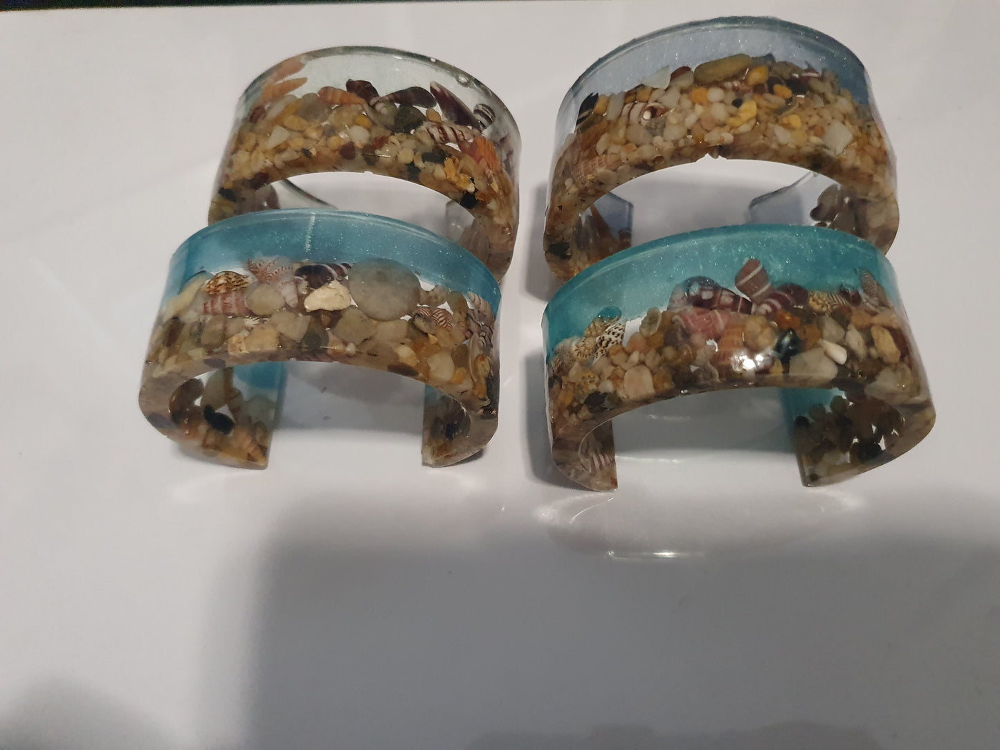 Seascape bangle - original art for your wrist