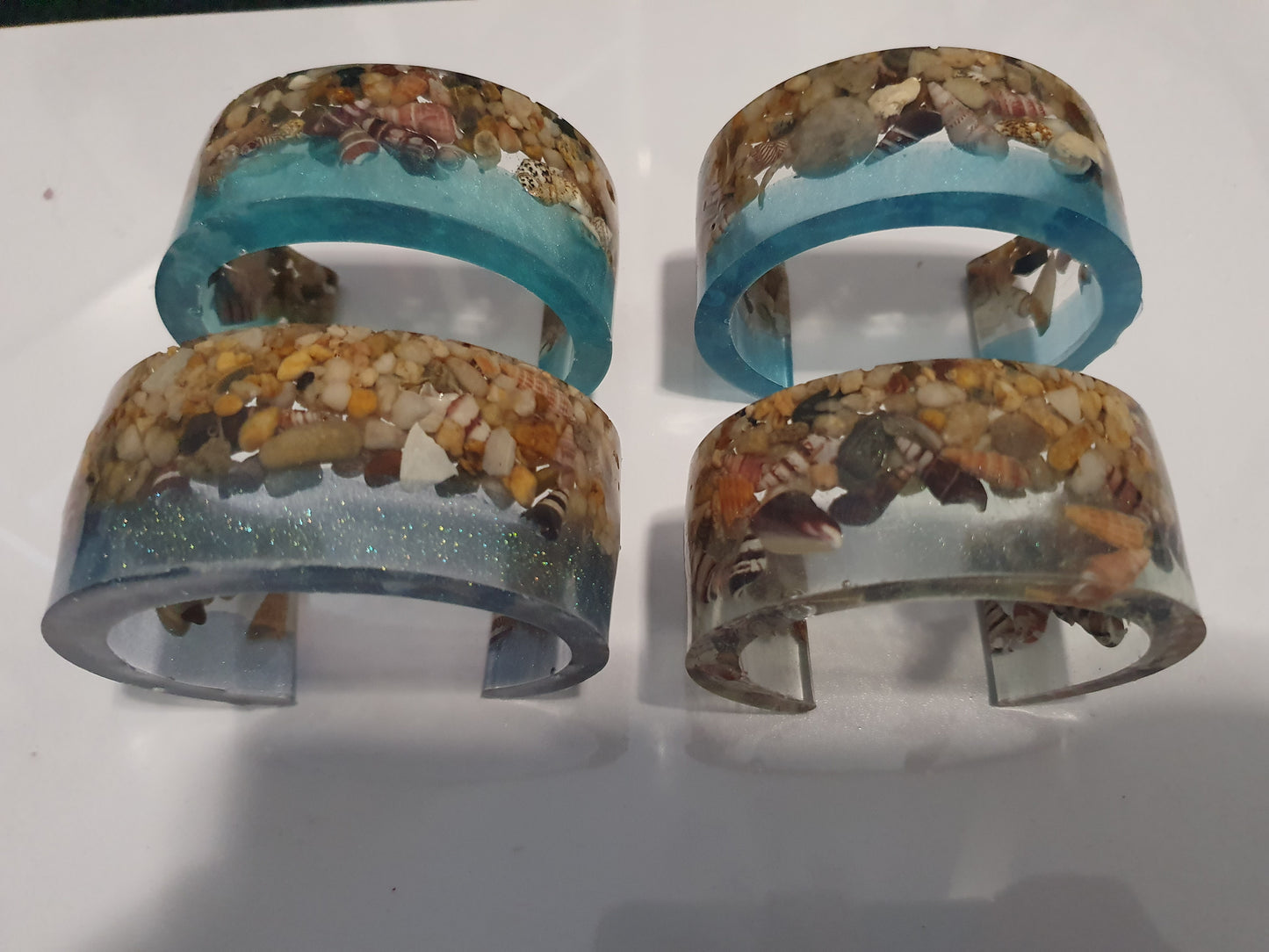 Seascape bangle - original art for your wrist