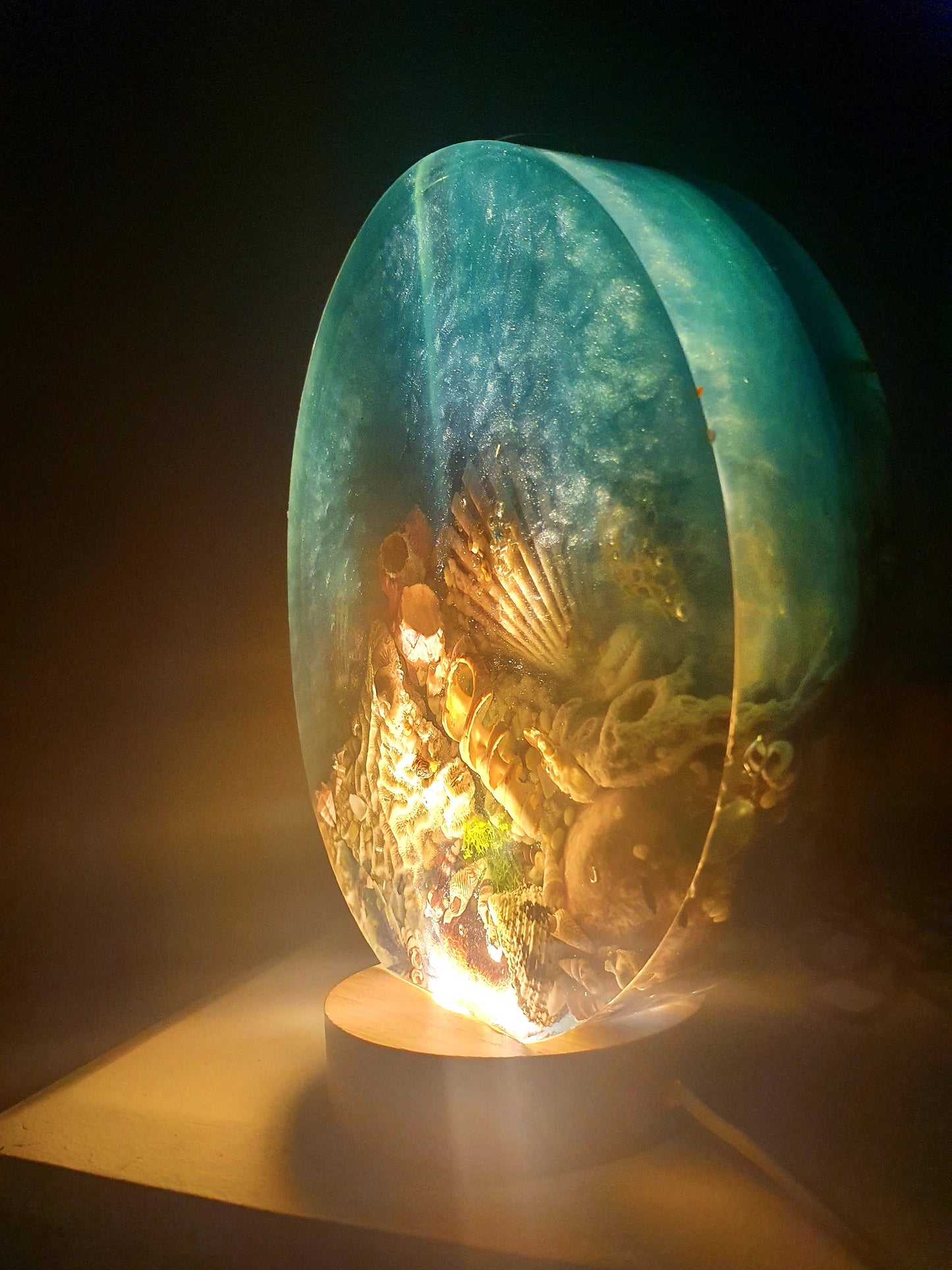 Celebrating the sea through functional art - sculpture/ vase/ lamp