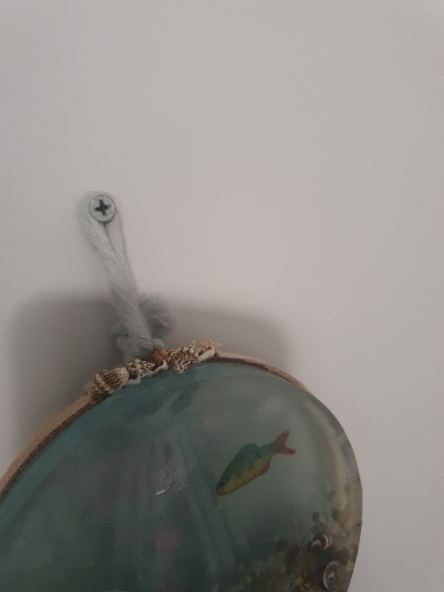 Boho Beach original seascape macrame wall art