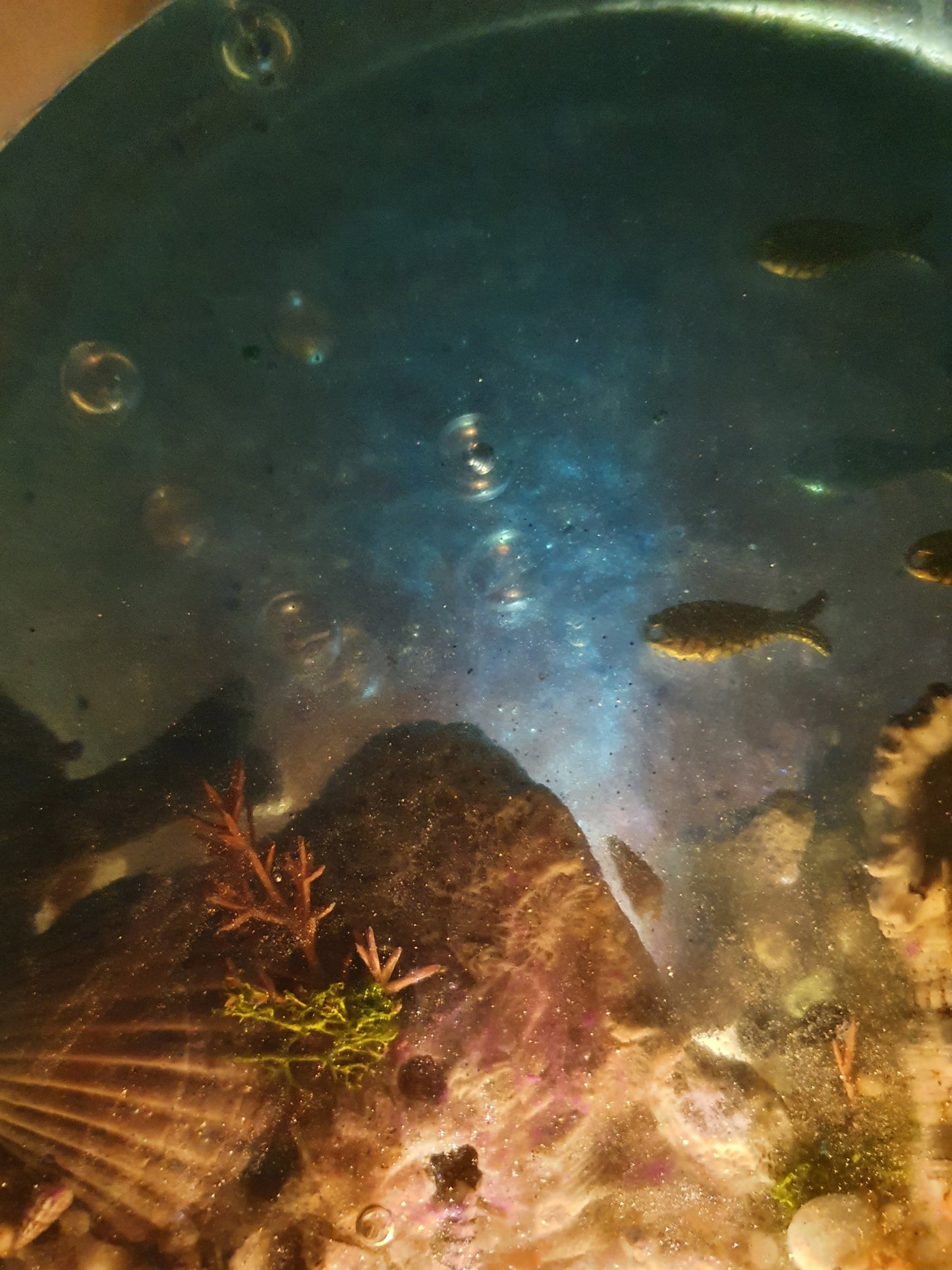Seascape table art/ table lamp/ nightlight