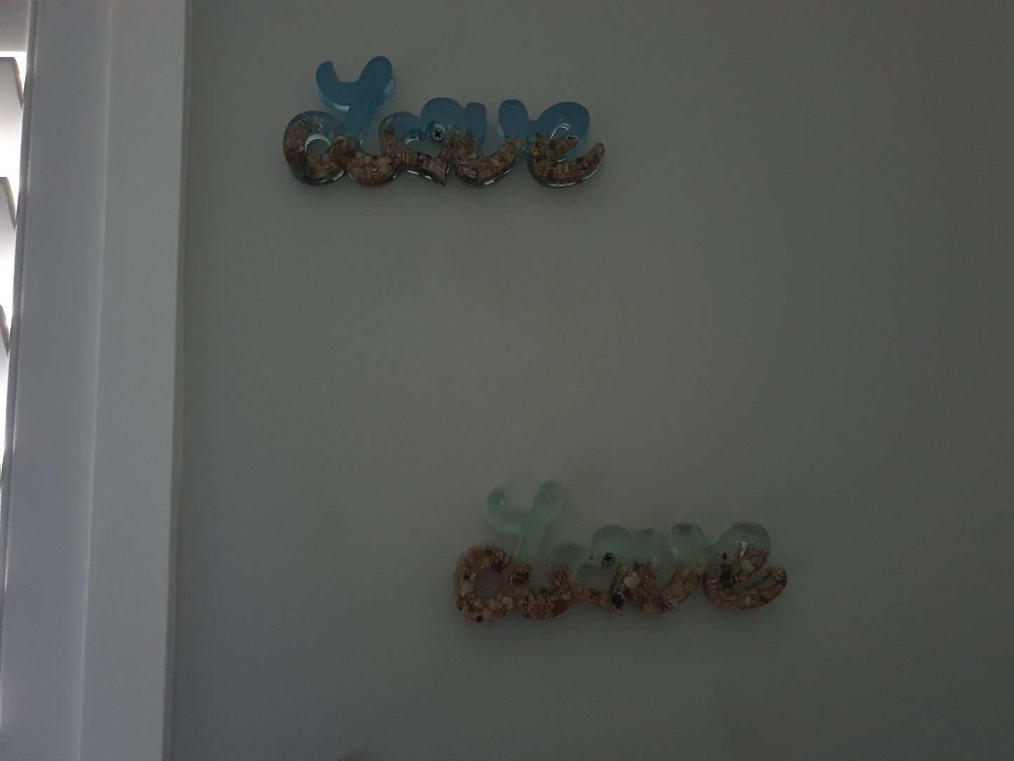 All you need is love - ocean inspired table decor/wall decor