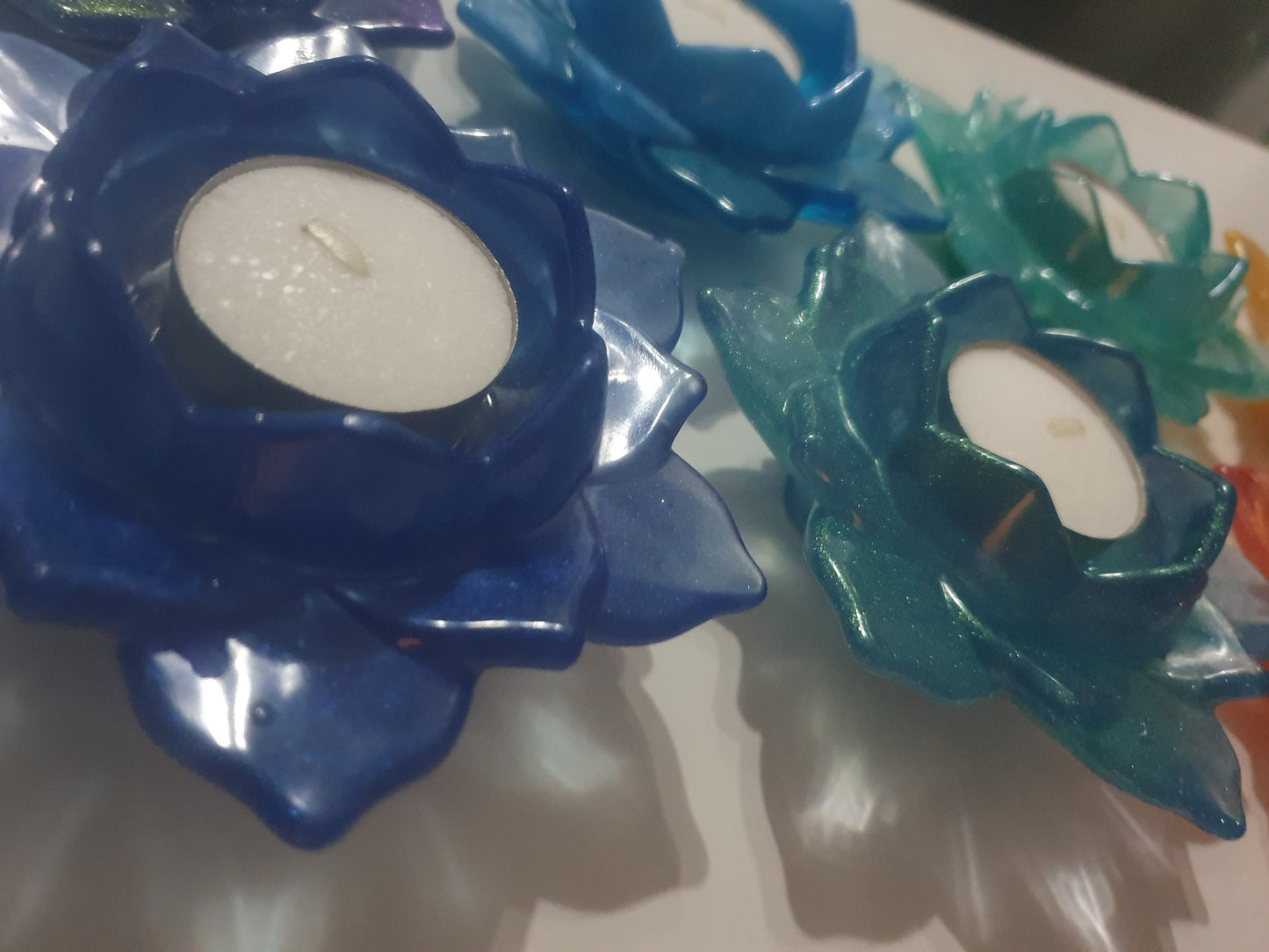 Lotus love tealight candle holders