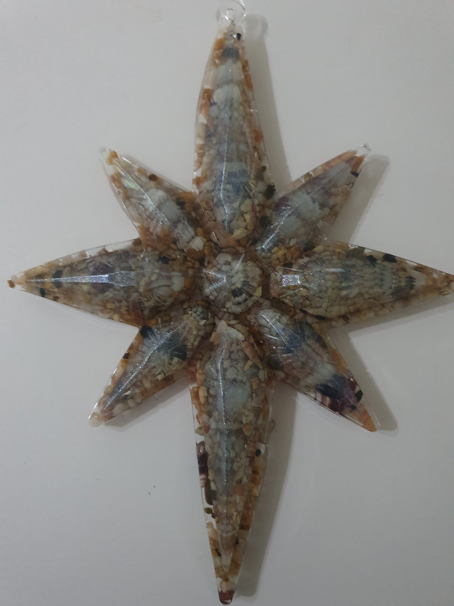 Christmas sea stars - hanging ornaments with a coastal theme