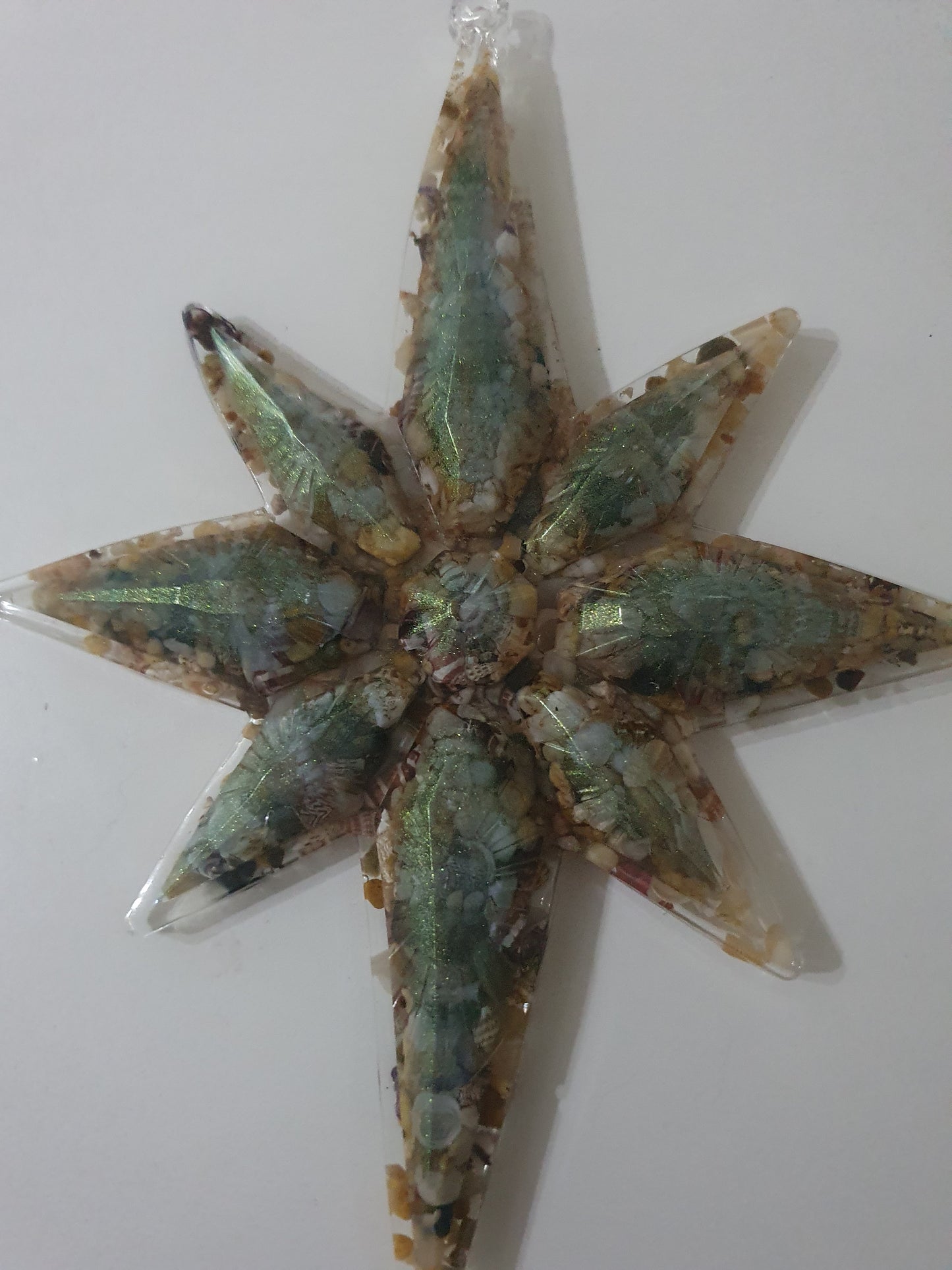 Christmas sea stars - hanging ornaments with a coastal theme