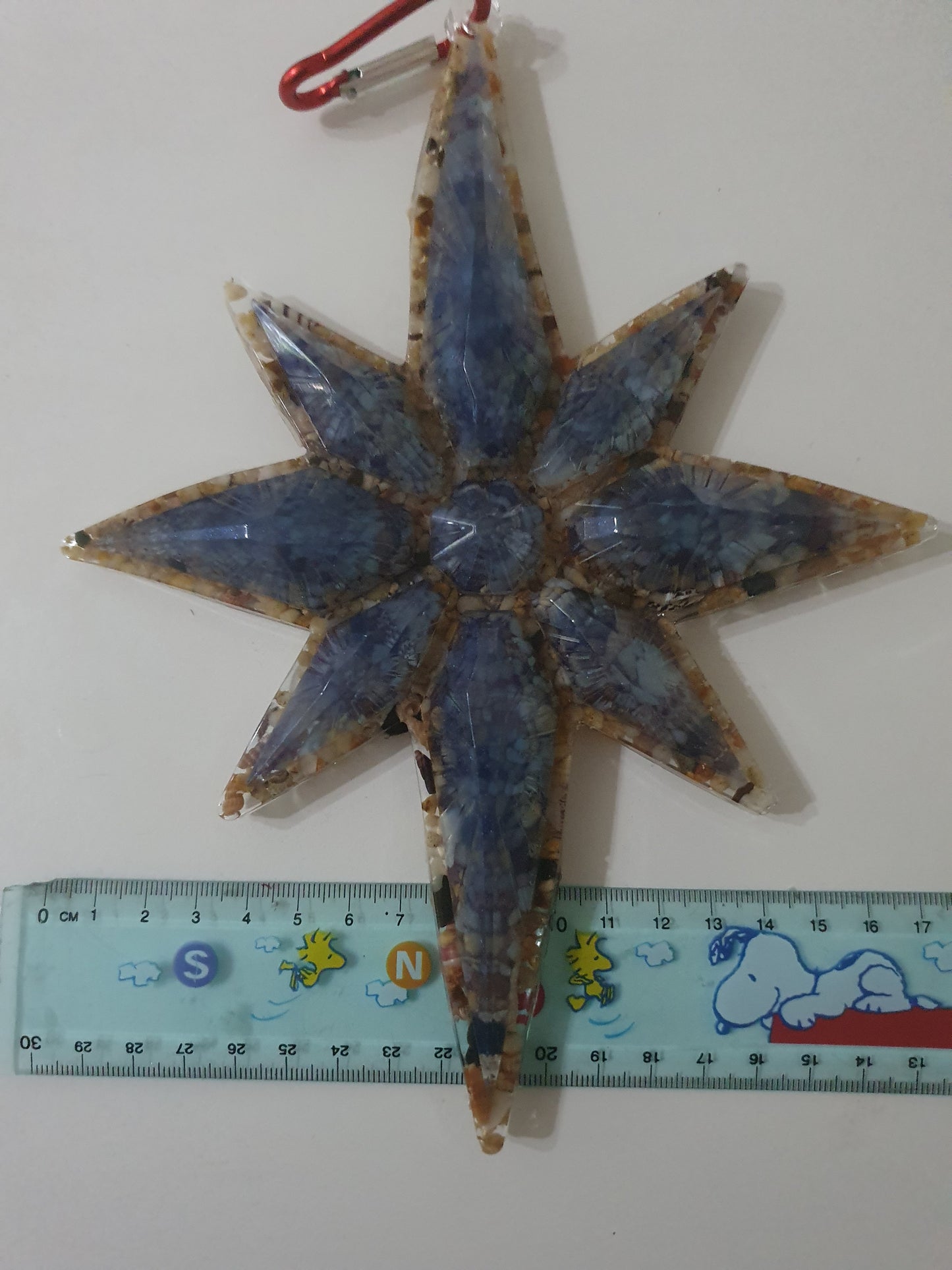 Christmas sea stars - hanging ornaments with a coastal theme