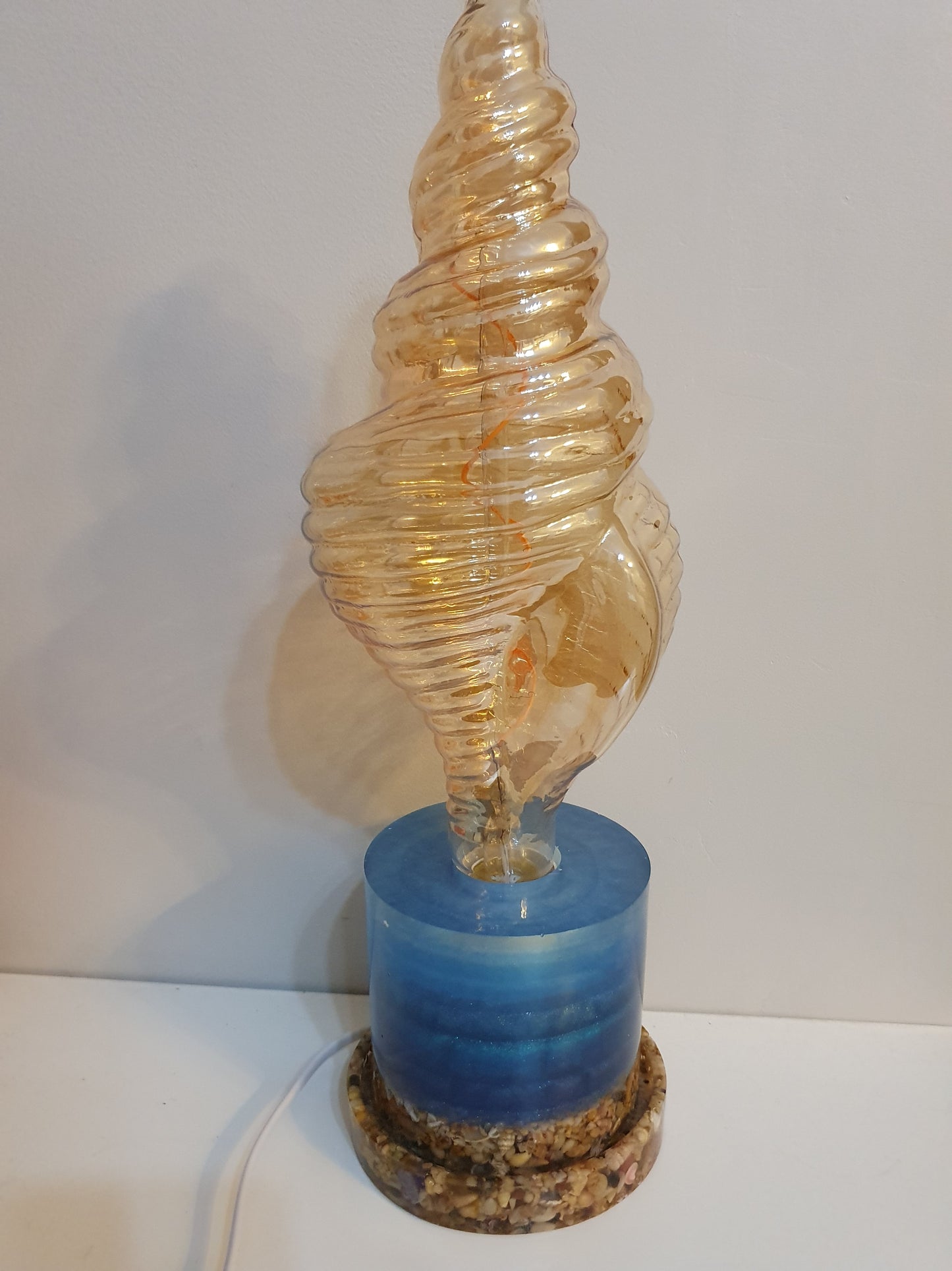 Celebrating our oceans treasures - seashell table lamp