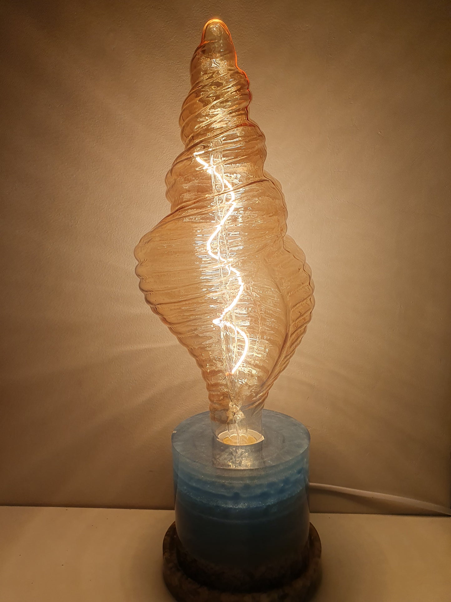 Celebrating our oceans treasures - seashell table lamp