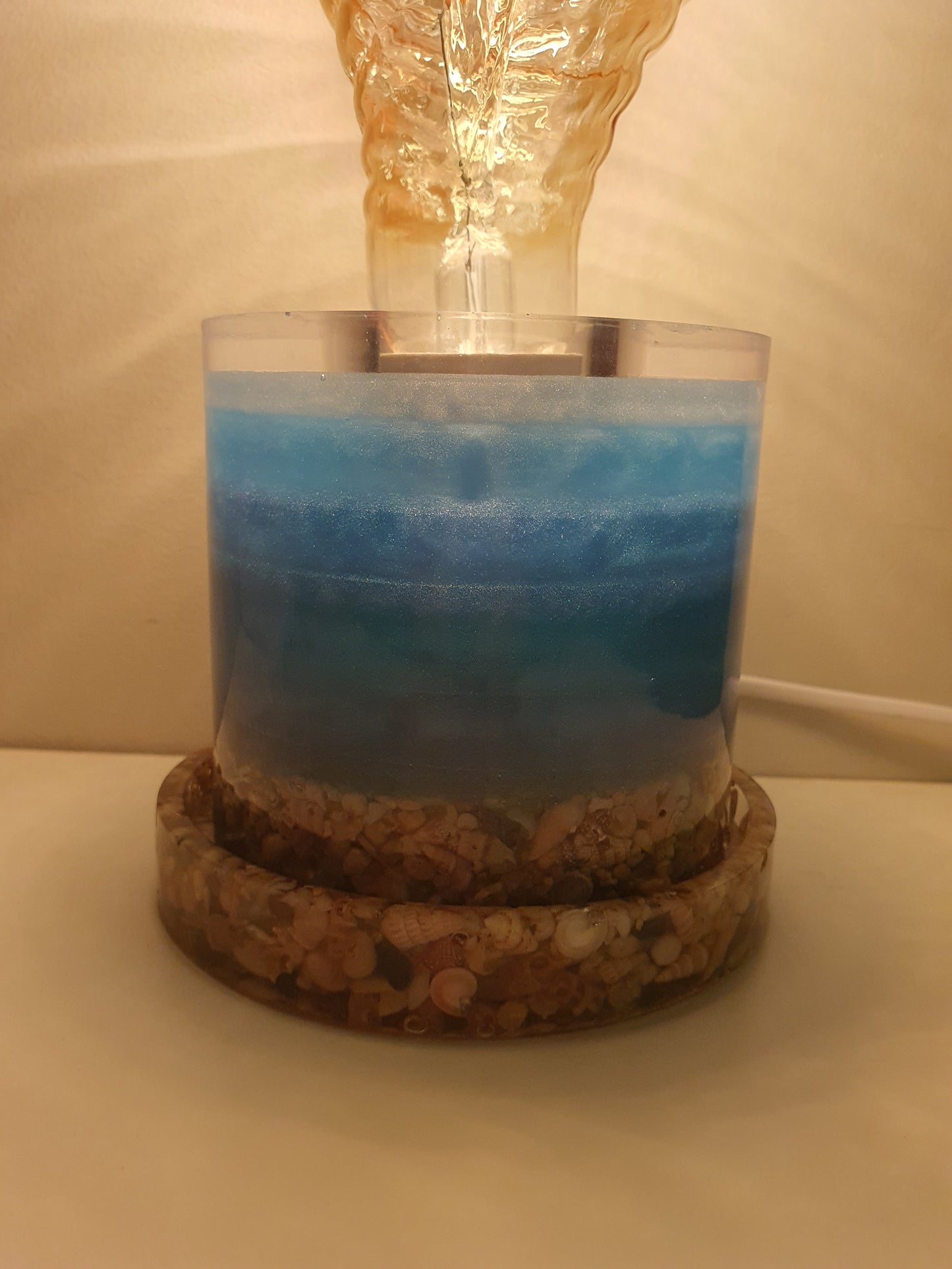 Celebrating our oceans treasures - seashell table lamp