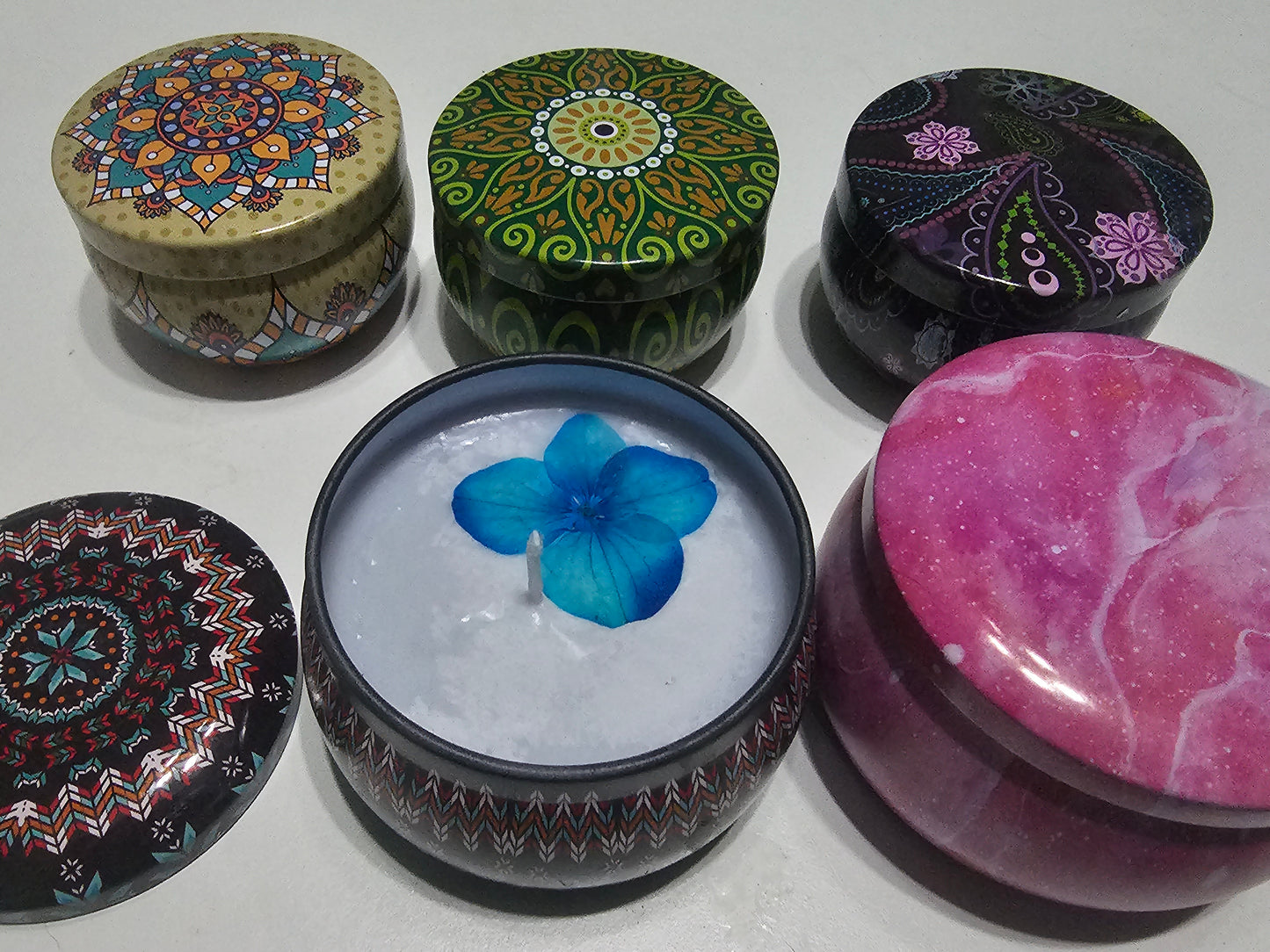 Boho Bliss scented candles - Calming ions (anxiety)