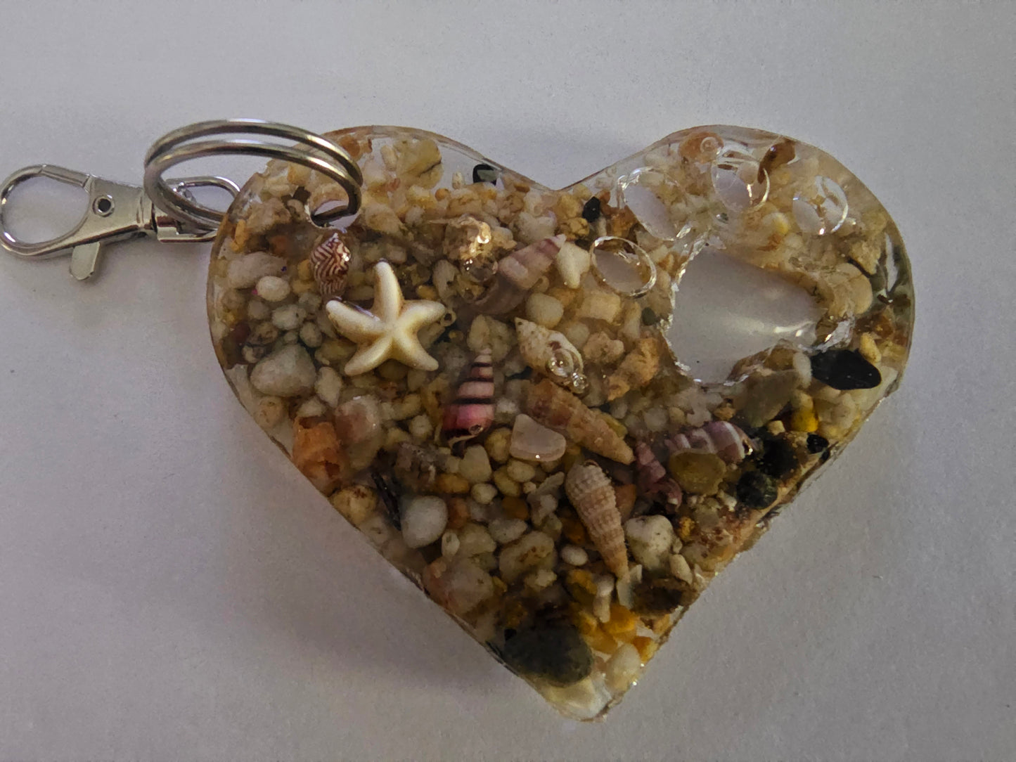 Sandy paws bag tag/ bag bling/ keyring