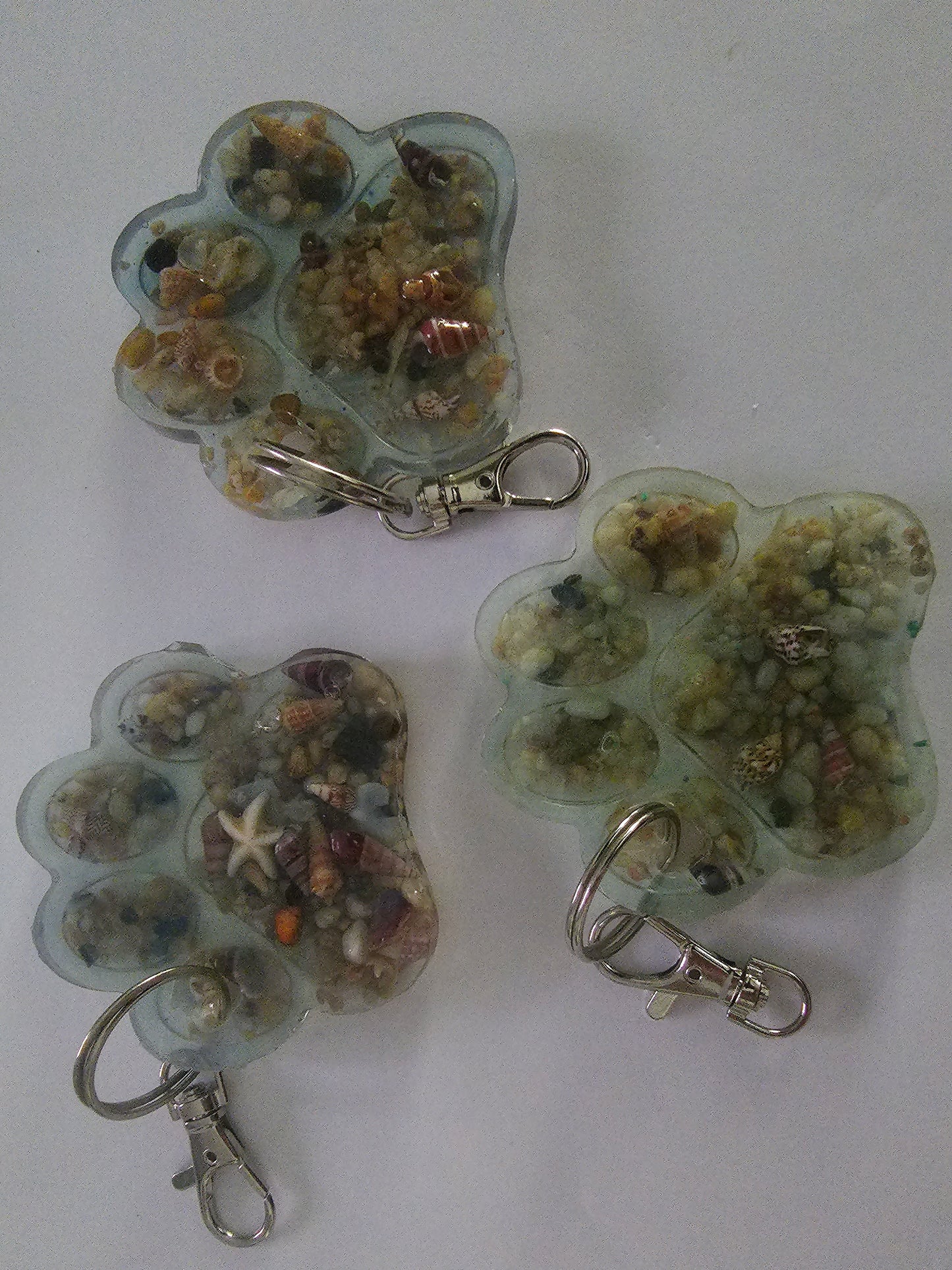 Sandy paws bag tag/ bag bling/ keyring