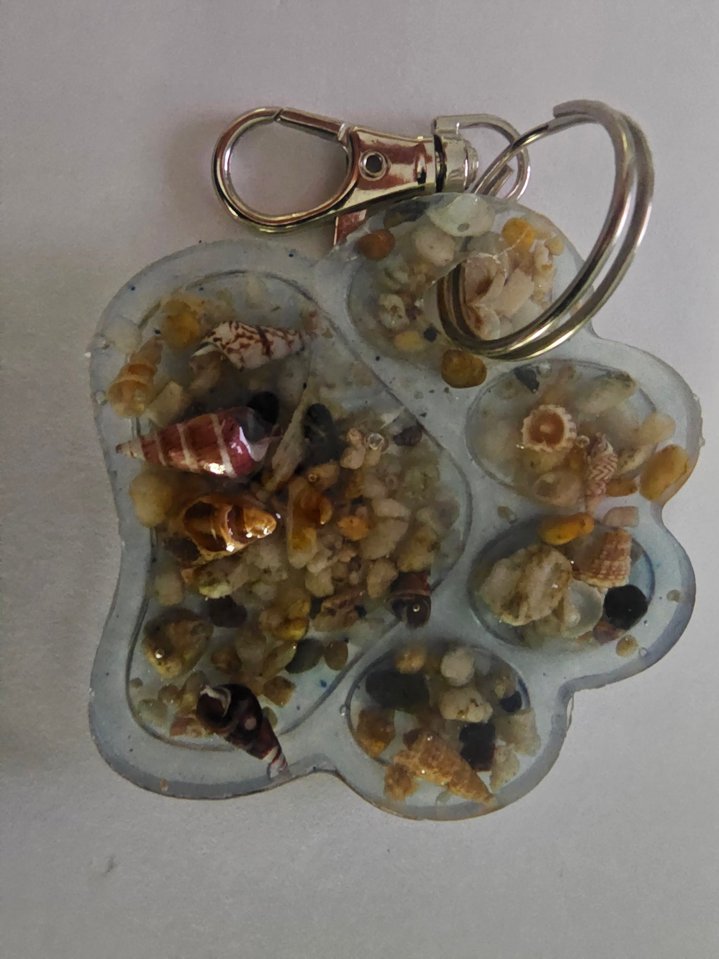 Sandy paws bag tag/ bag bling/ keyring