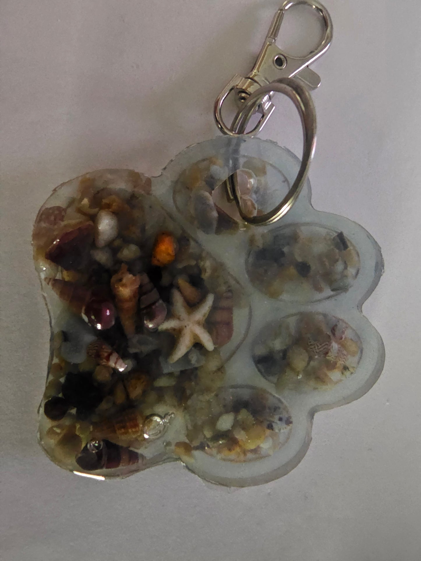 Sandy paws bag tag/ bag bling/ keyring