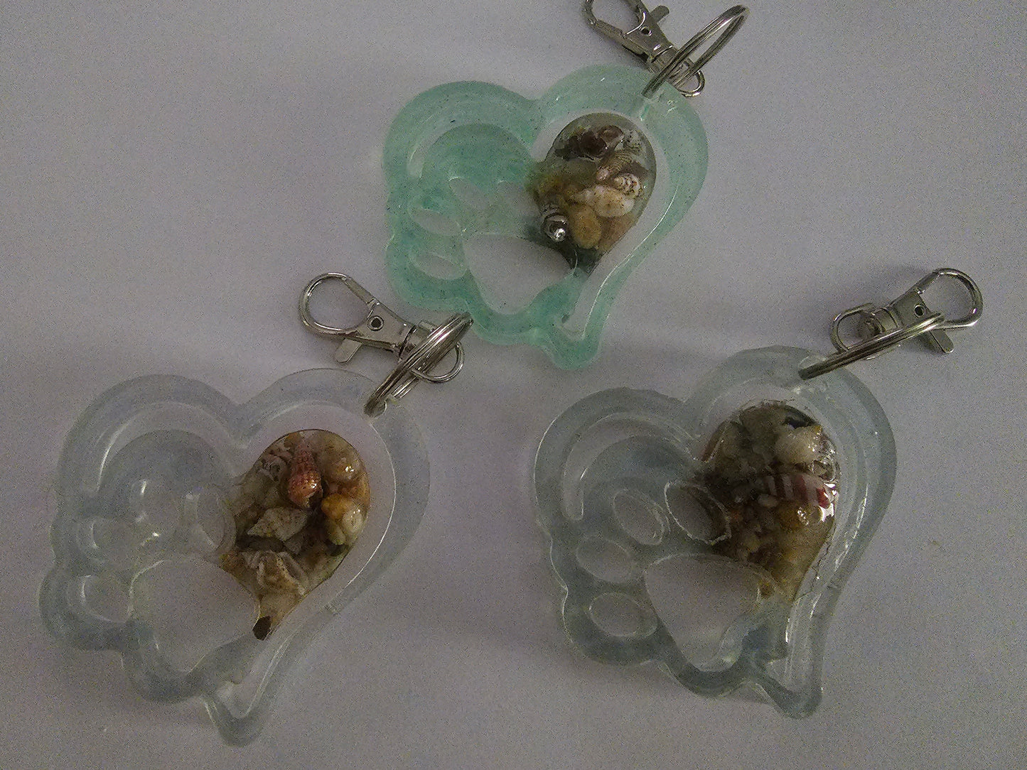 Sandy paws bag tag/ bag bling/ keyring