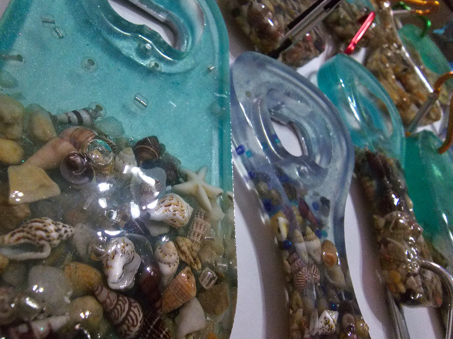 Functional art - seascape bottle openers