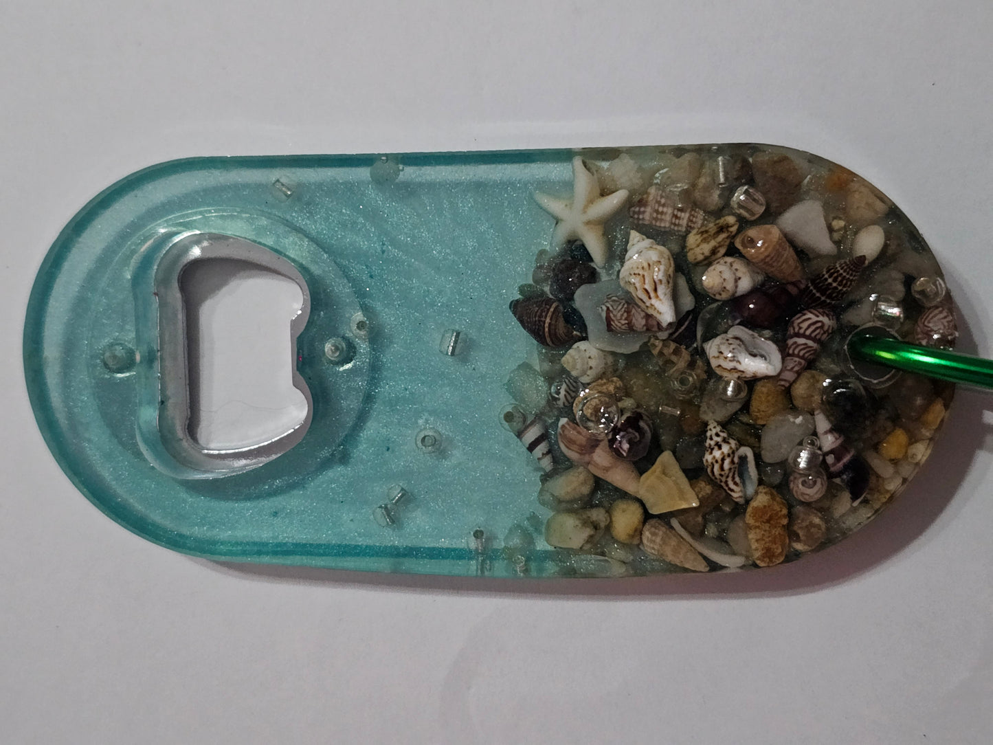 Functional art - seascape bottle openers
