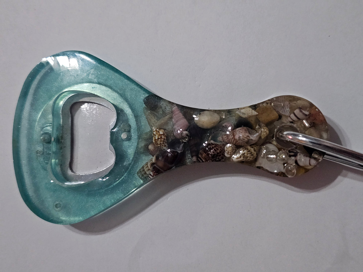 Functional art - seascape bottle openers