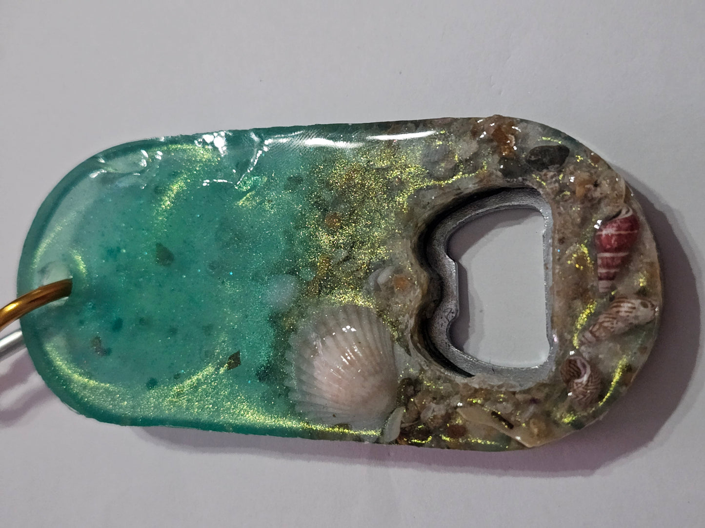 Functional art - seascape bottle openers