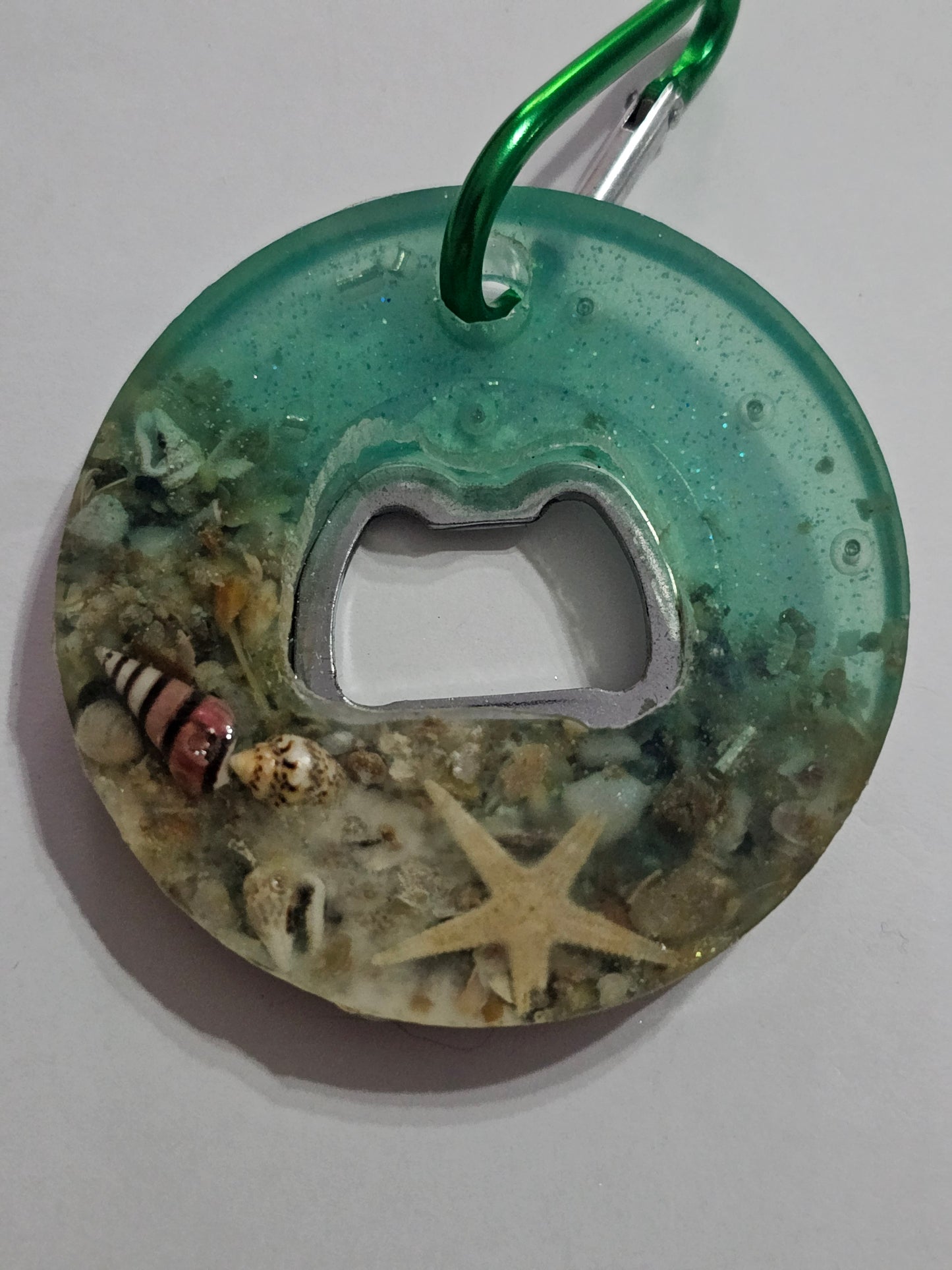 Functional art - seascape bottle openers