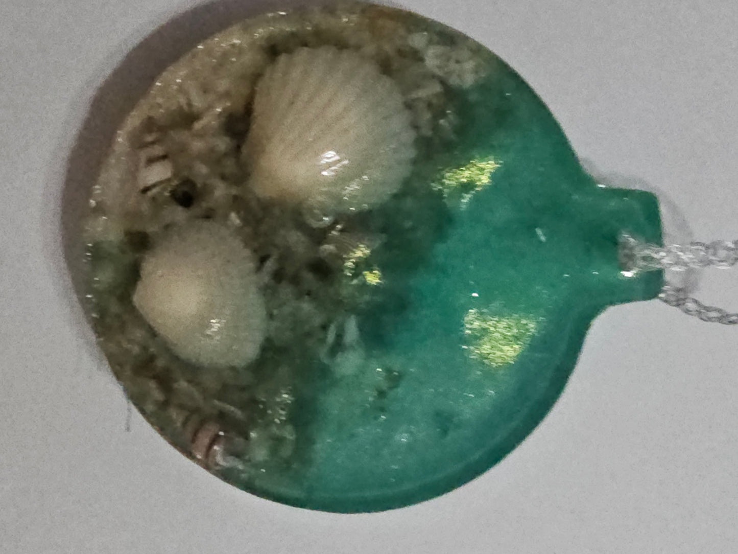 Christmas ornaments - round seascape art for your Christmas tree