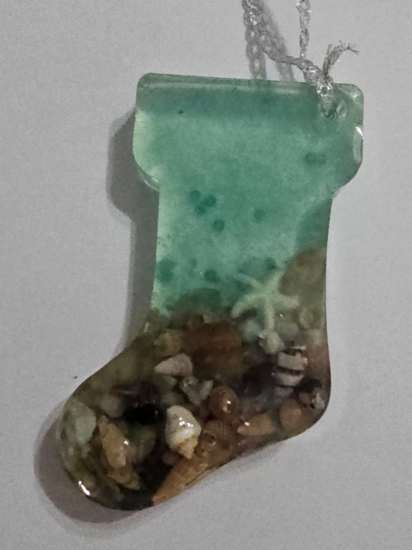 Christmas ornaments - seascape stockings