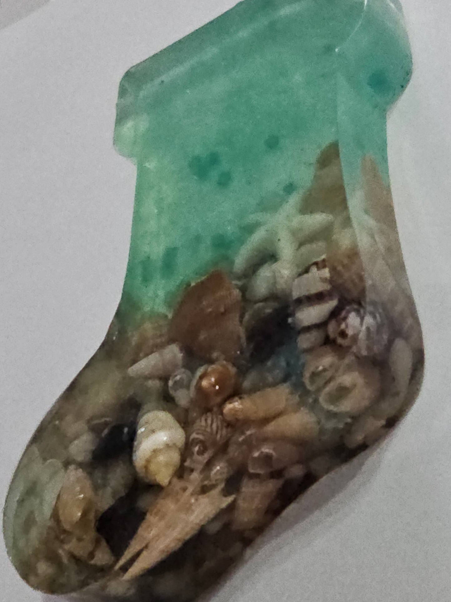 Christmas ornaments - seascape stockings
