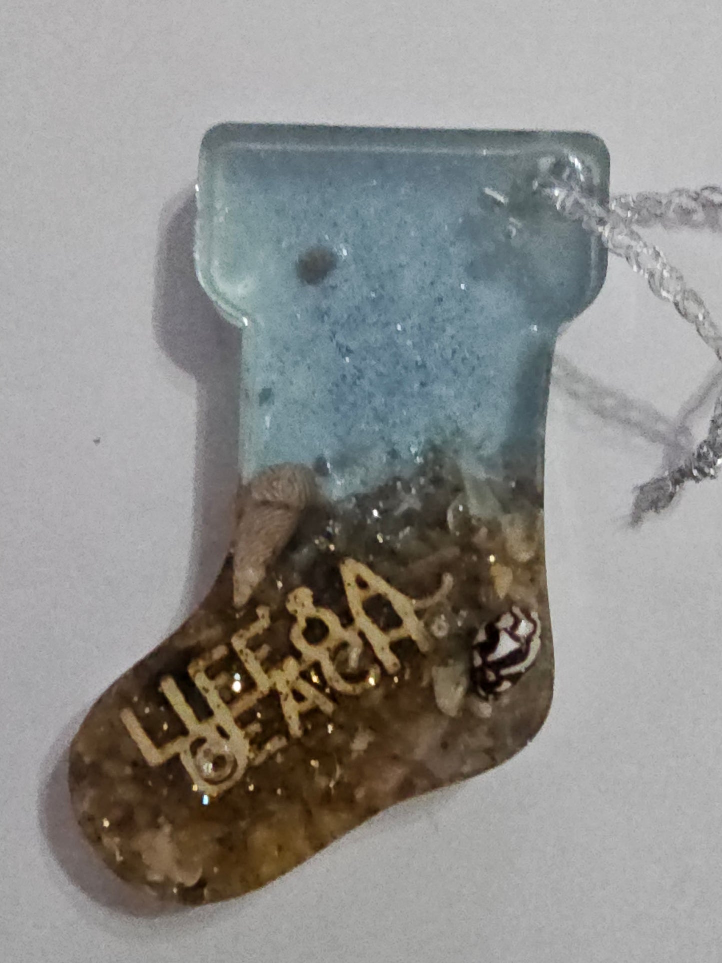 Christmas ornaments - seascape stockings