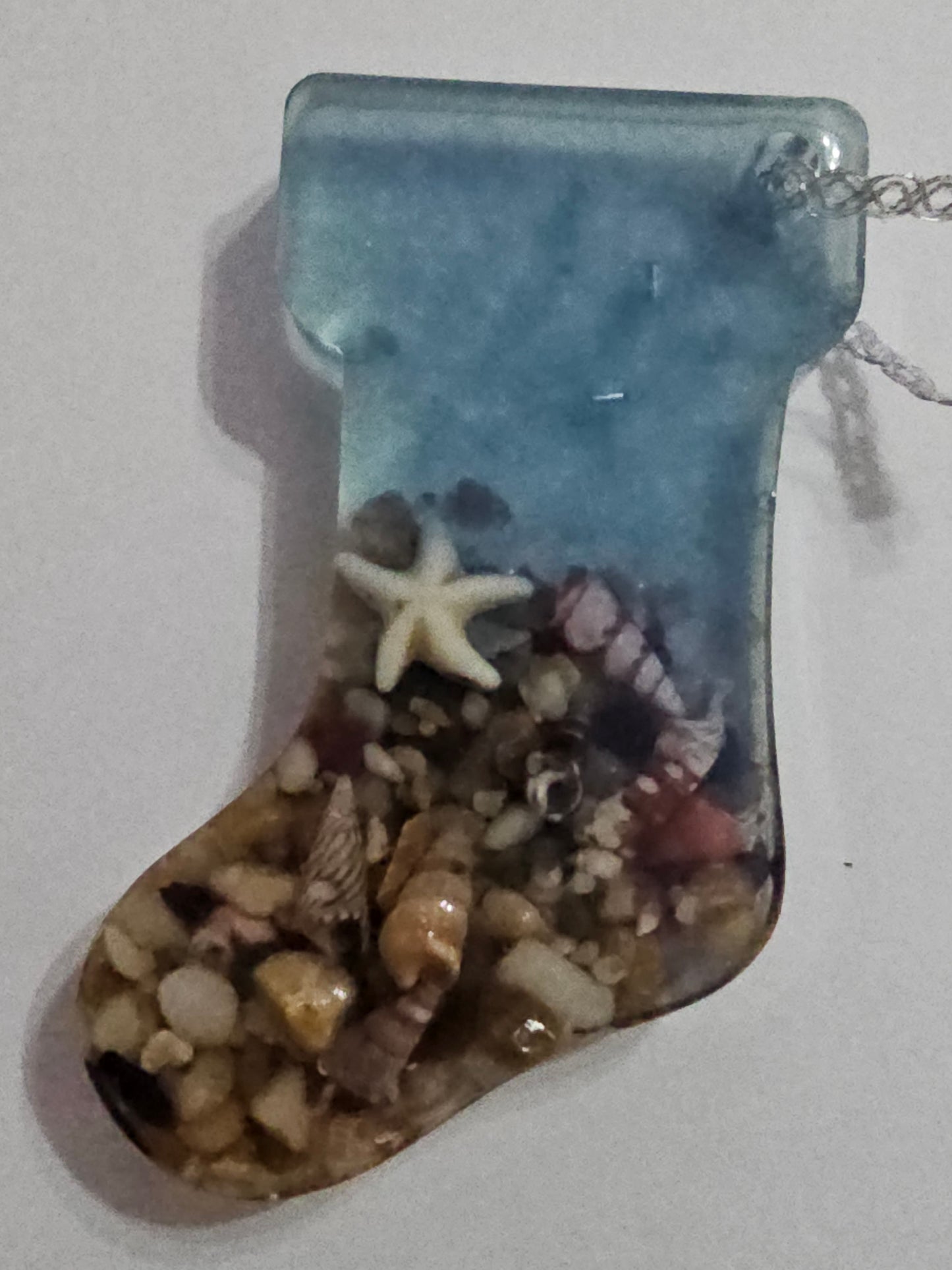 Christmas ornaments - seascape stockings