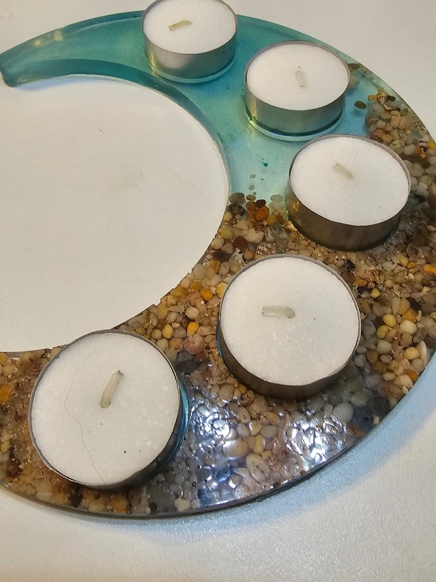 Moonrise tealight candle holders