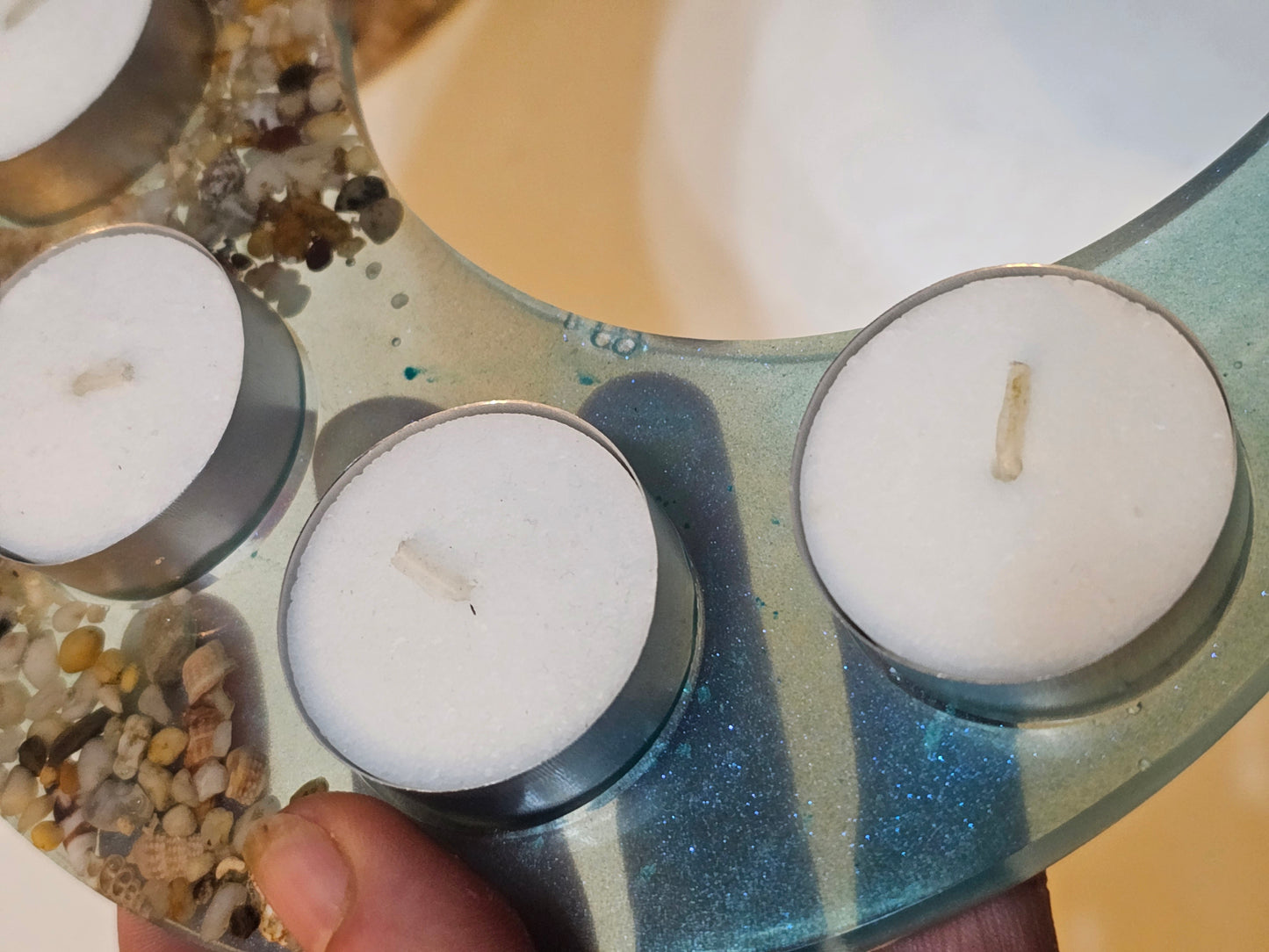 Moonrise tealight candle holders