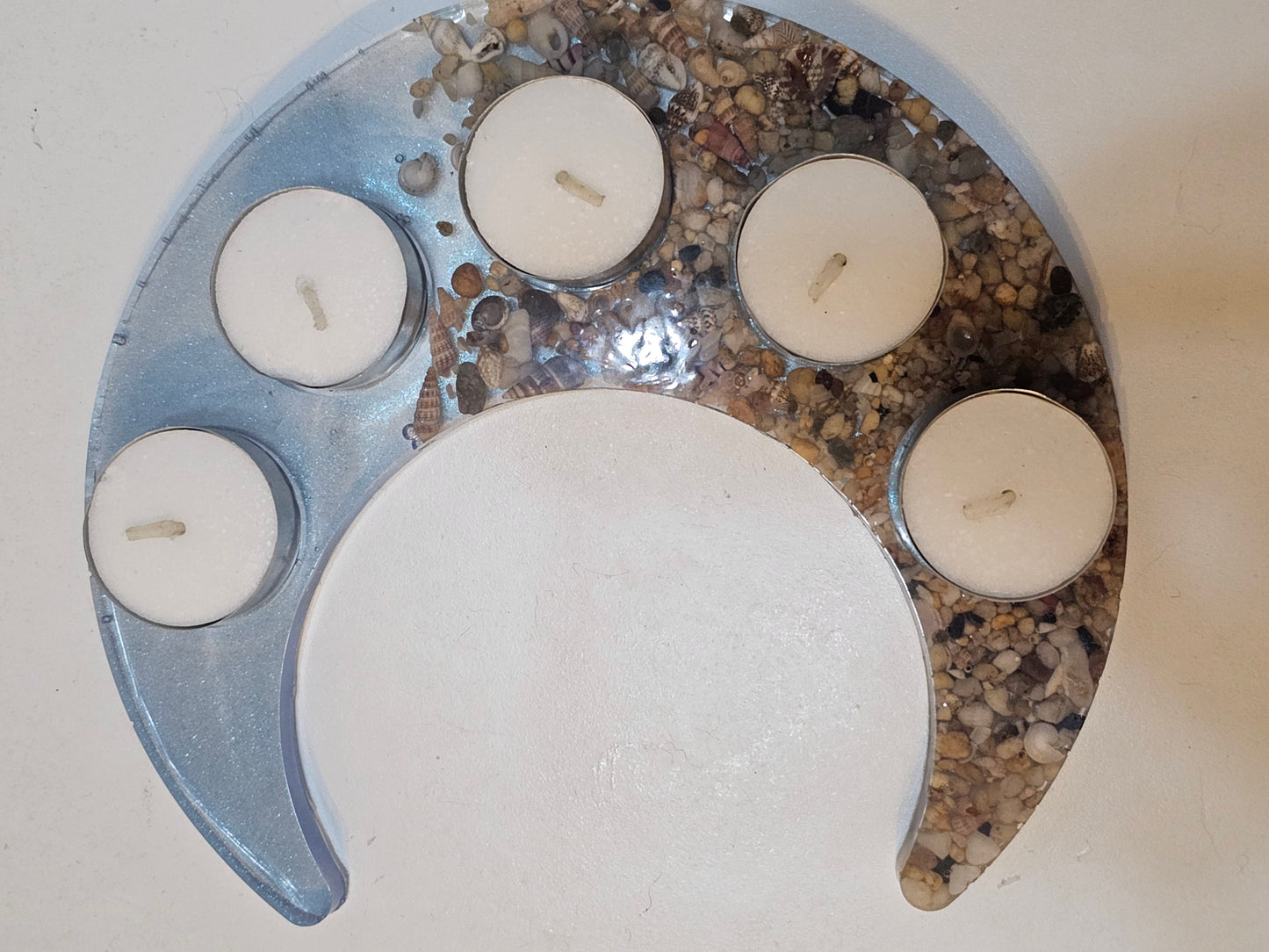Moonrise tealight candle holders