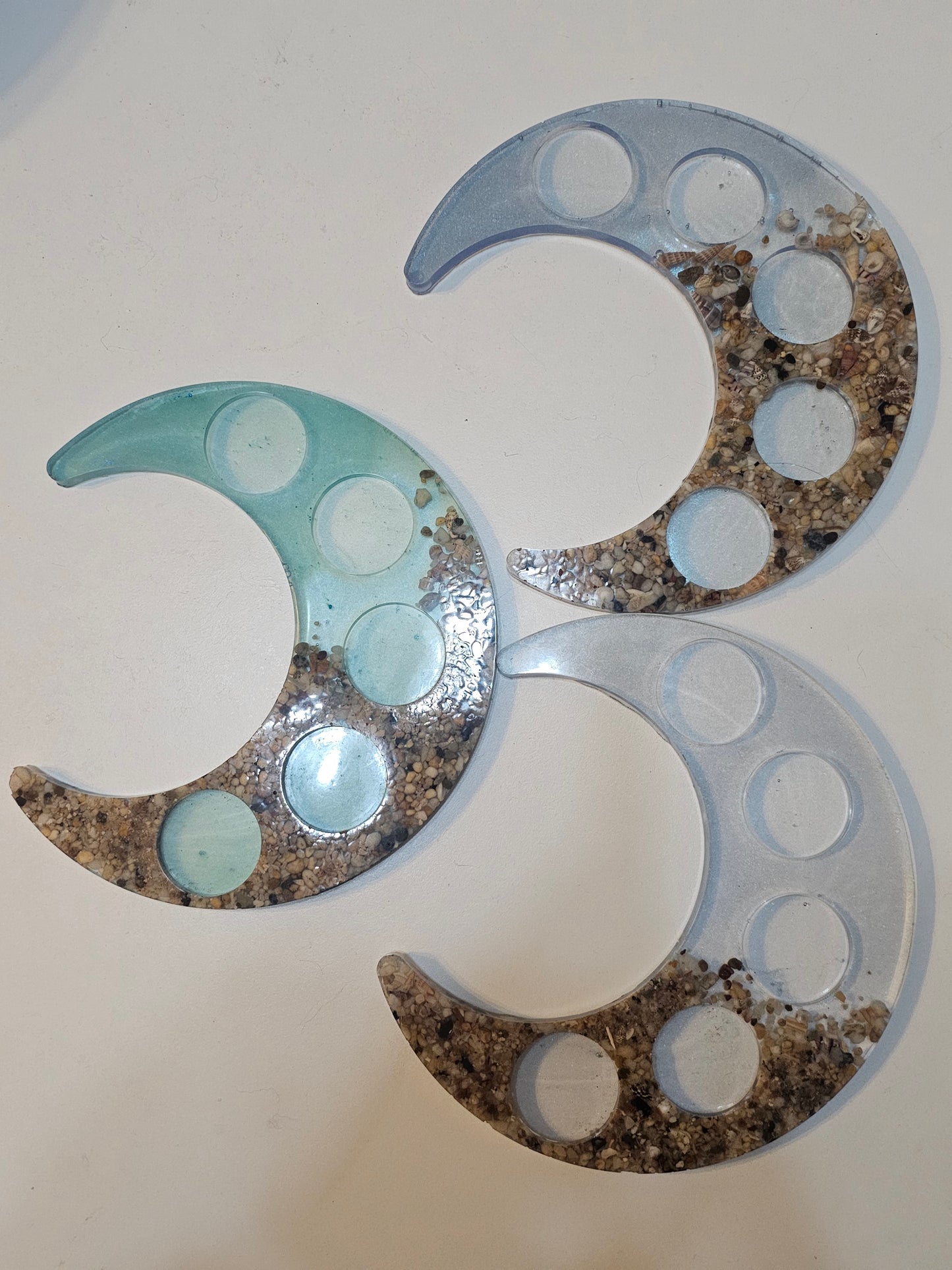 Moonrise tealight candle holders