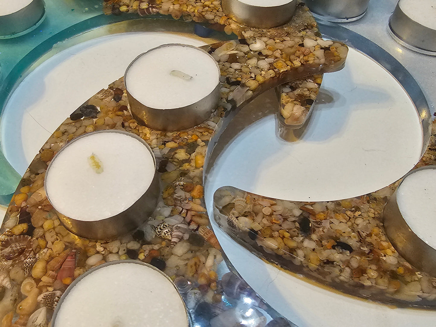 Moonrise tealight candle holders