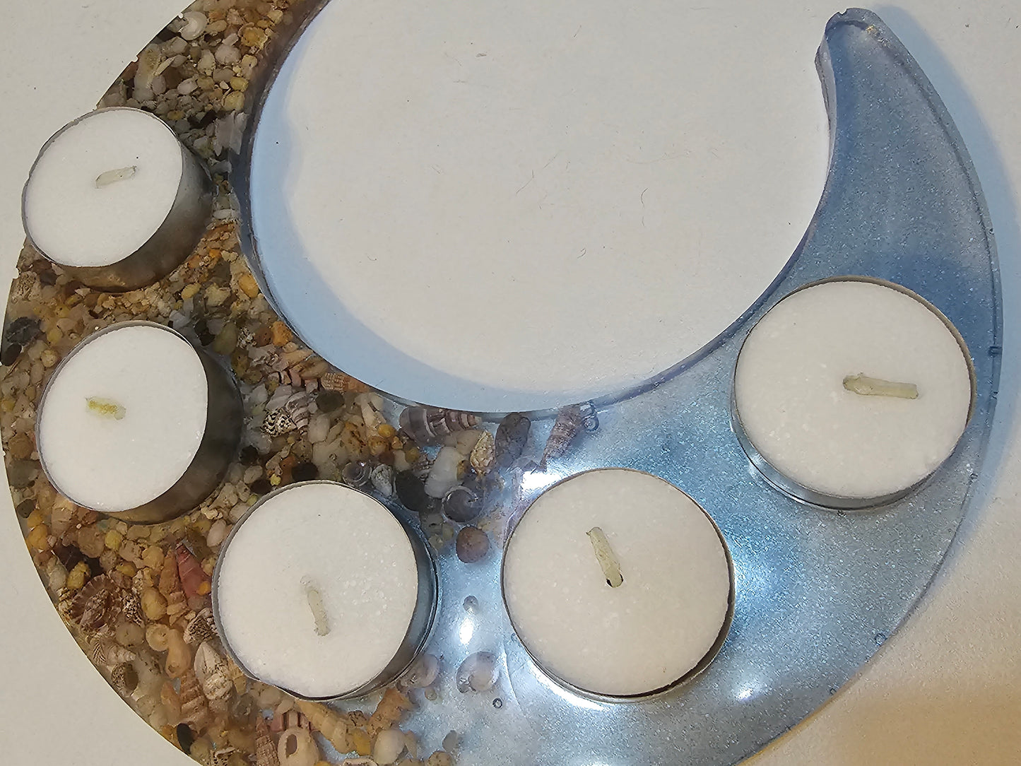 Moonrise tealight candle holders