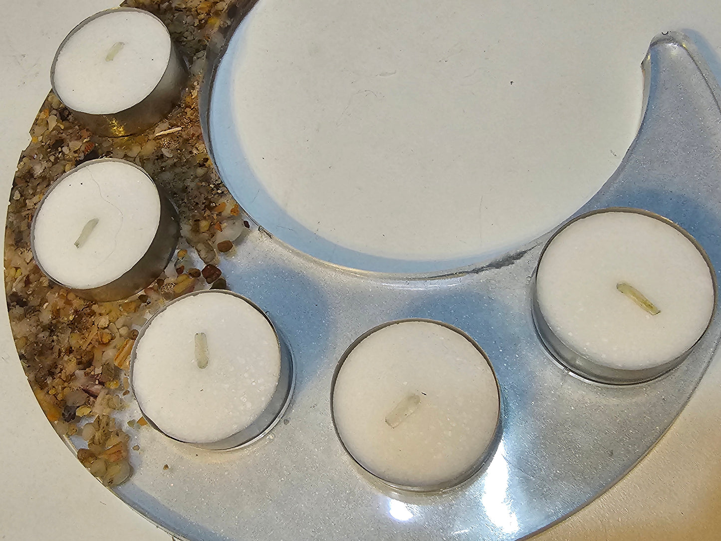 Moonrise tealight candle holders