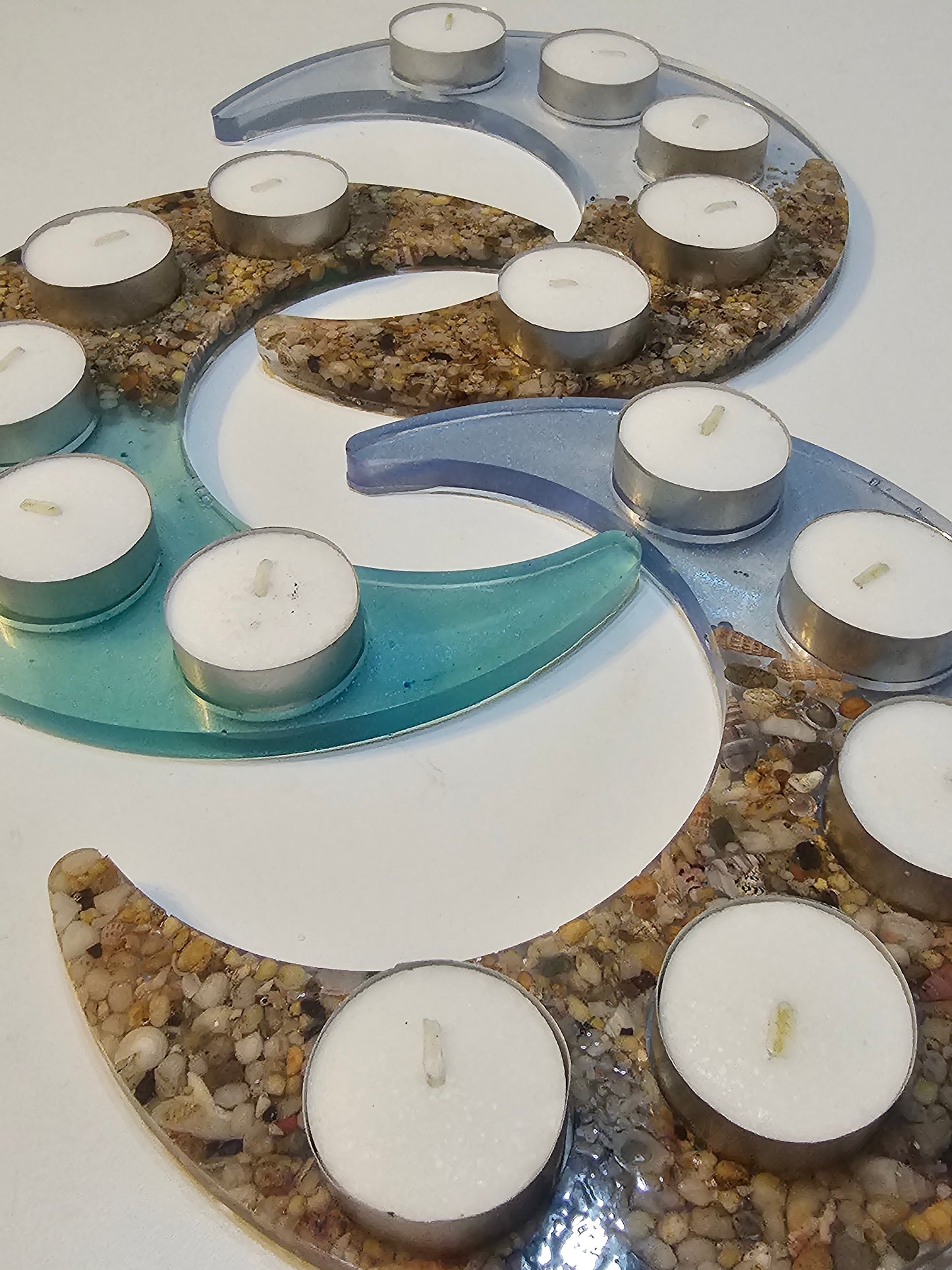 Moonrise tealight candle holders