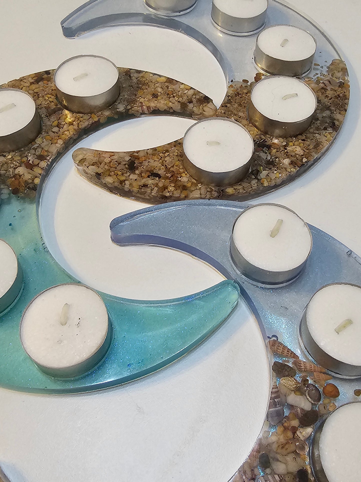 Moonrise tealight candle holders